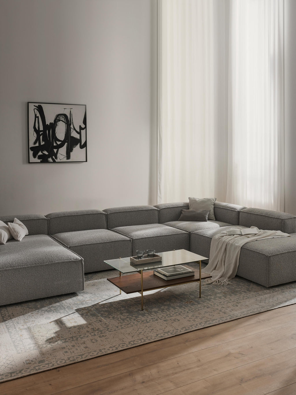 Lennon XL Bouclé Modular Sofa