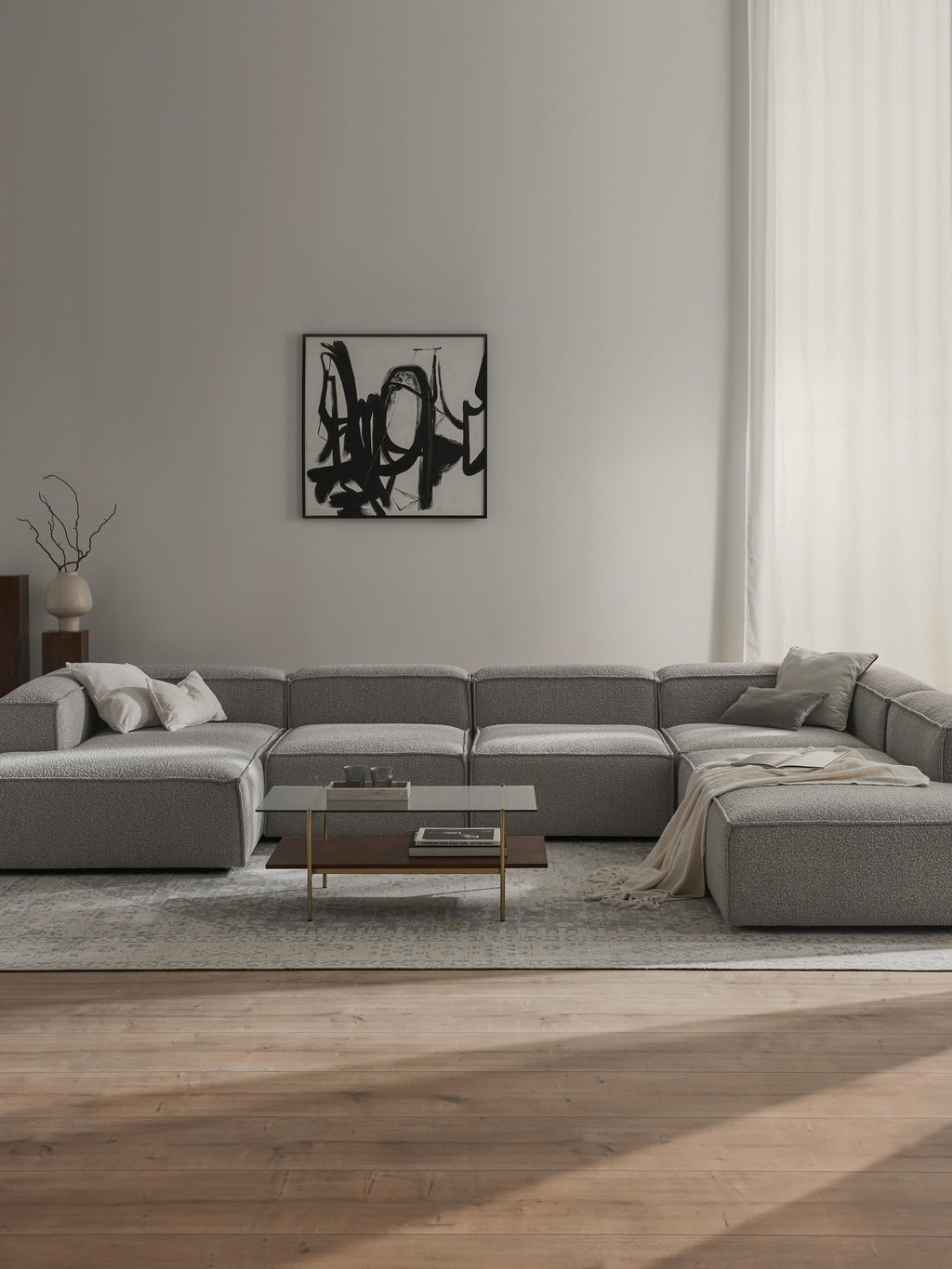Lennon XL Bouclé Modular Sofa
