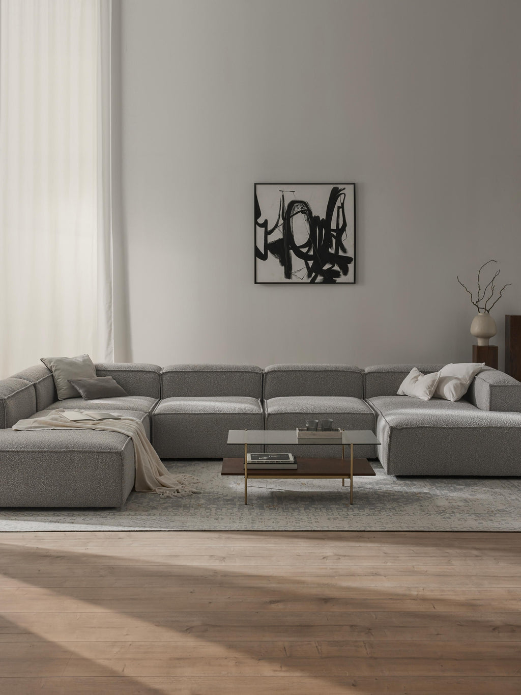 Lennon XL Bouclé Modular Sofa