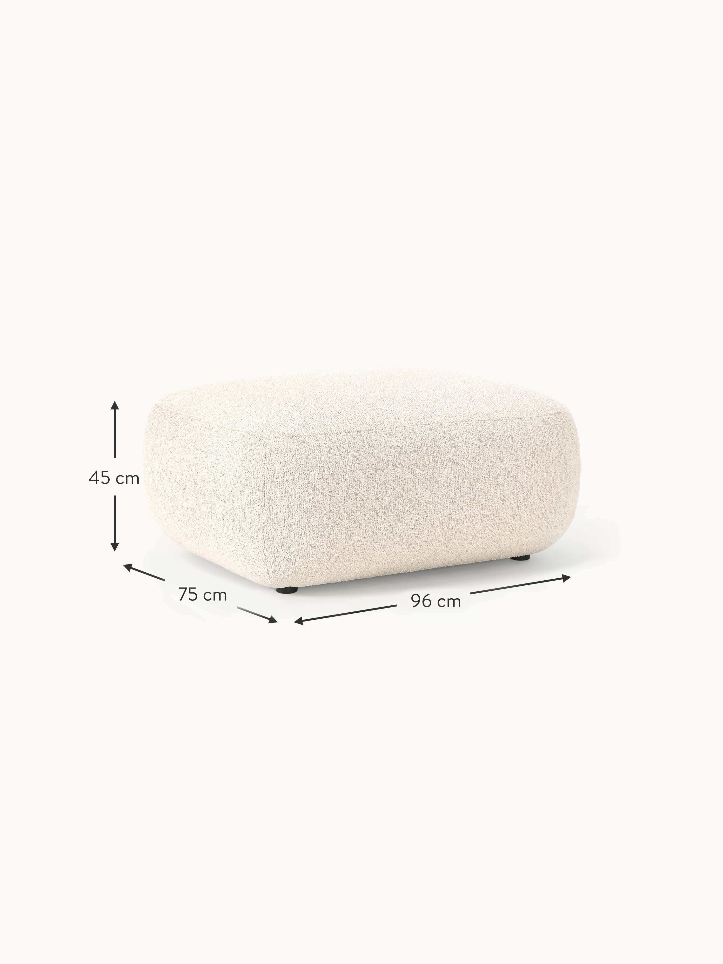 Sofia Bouclé Ottoman