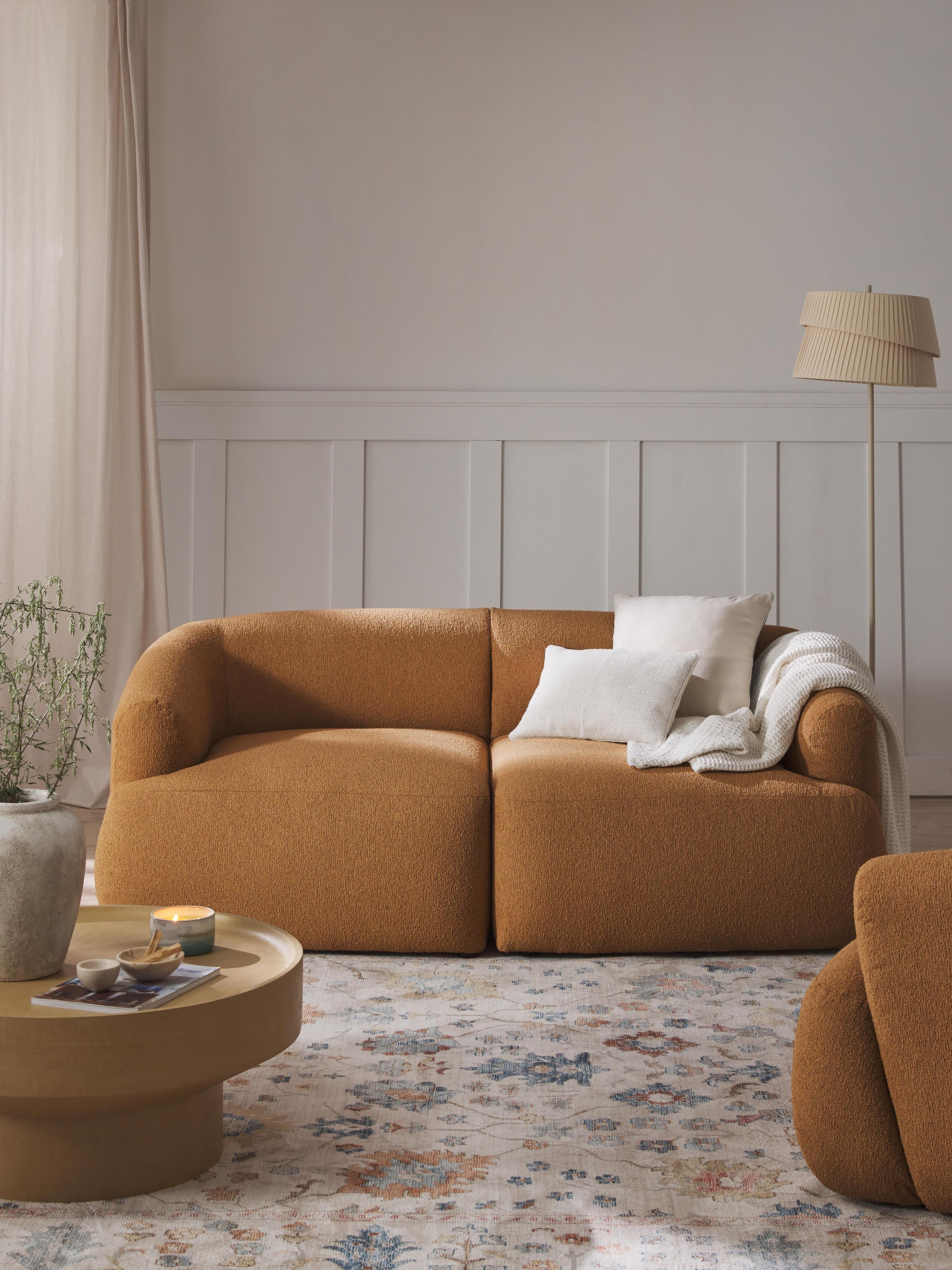 Sofia Modular Bouclé Sofa (2-seater)