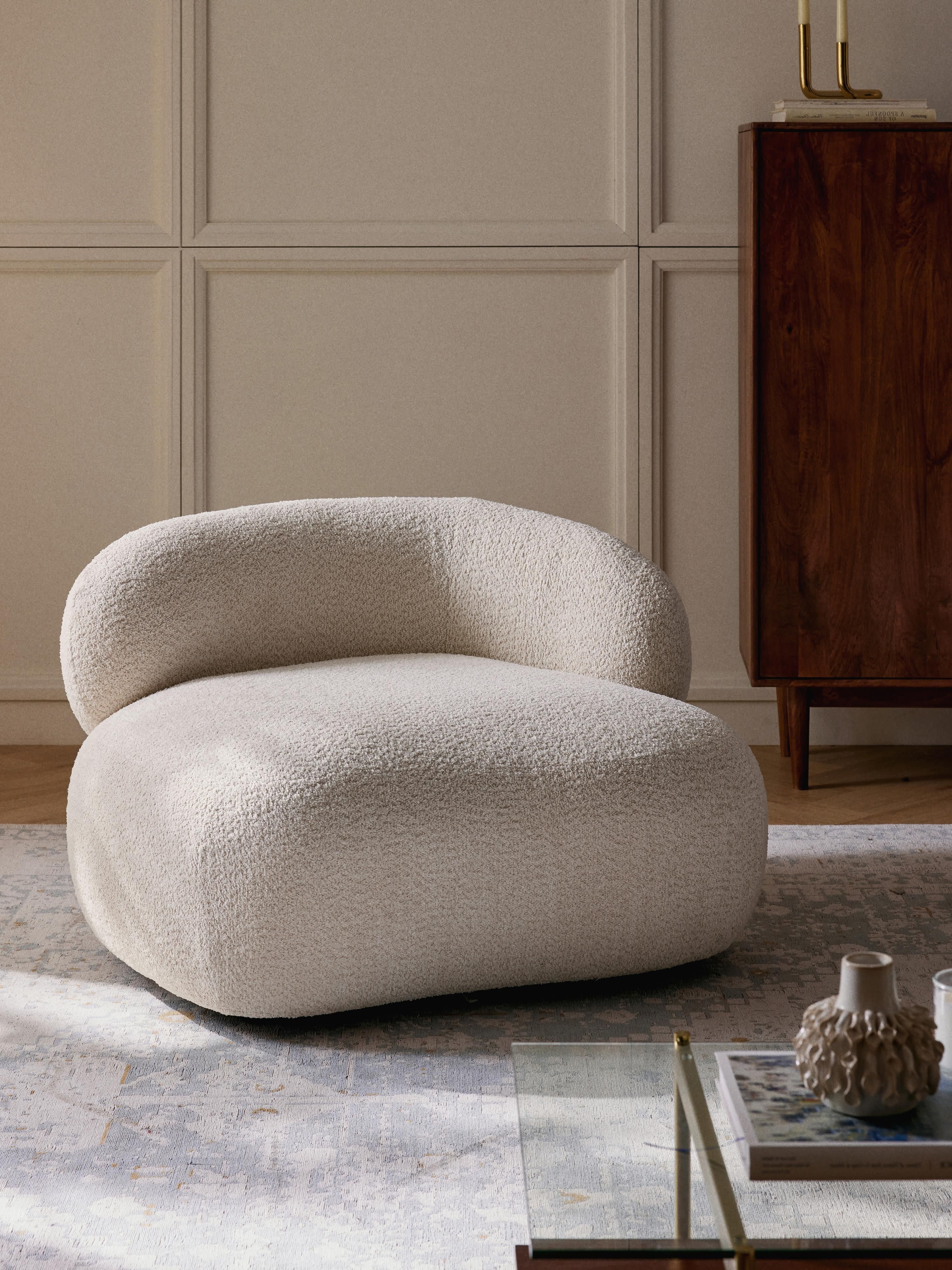 Alba Teddy Bouclé Lounge Chair