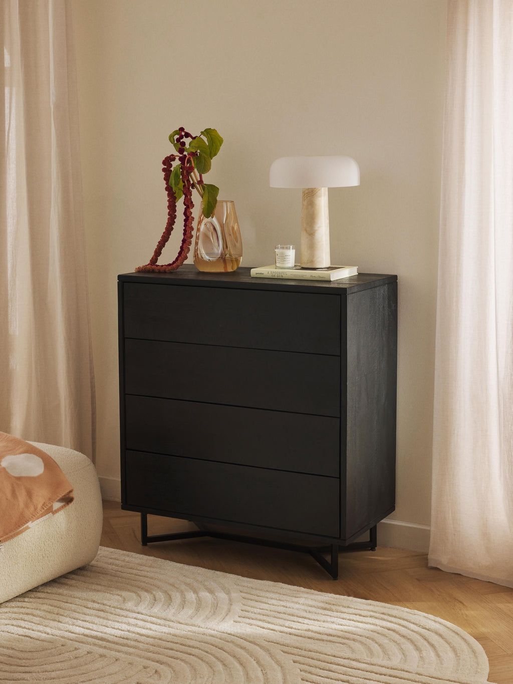 Luca Mango Wood Dresser
