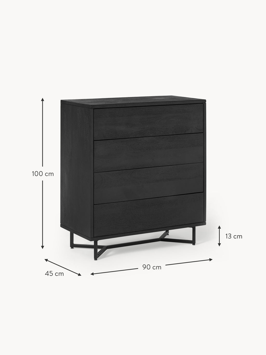 Luca Mango Wood Dresser