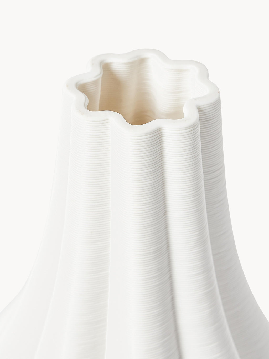 Sonata 3D Printed Porcelain Vase, H 40 cm