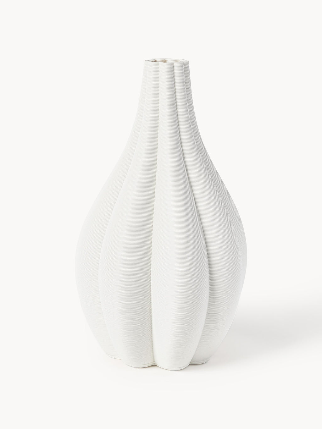 Sonata 3D Printed Porcelain Vase, H 40 cm
