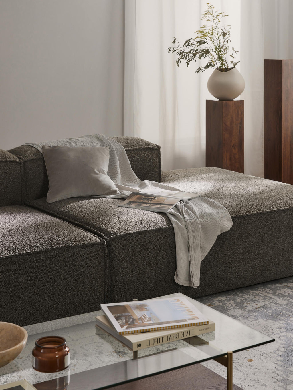 Lennon Bouclé Chaise Module