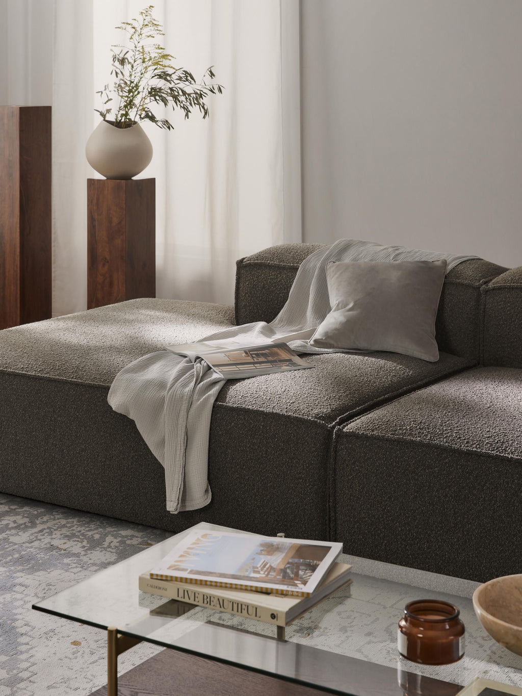 Lennon Bouclé Chaise Module