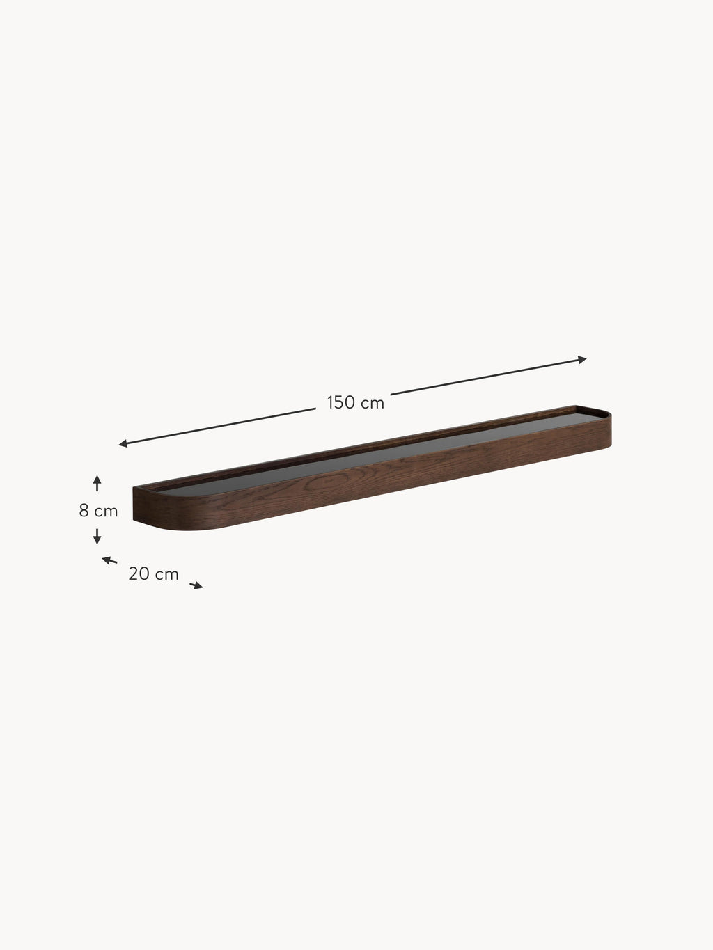 Epoch Wooden Shelf, W 150 cm