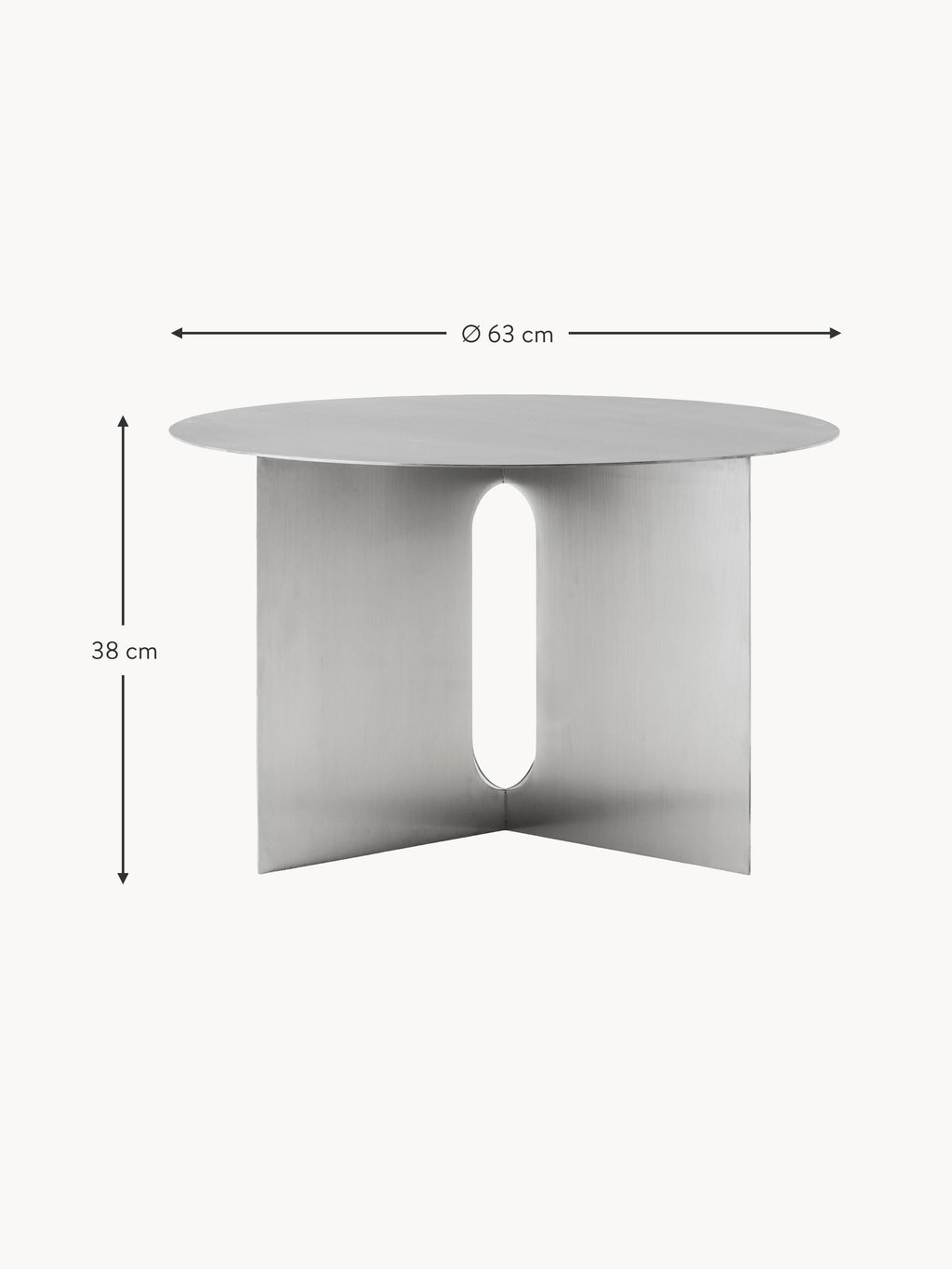 Androgyne Round Side Table