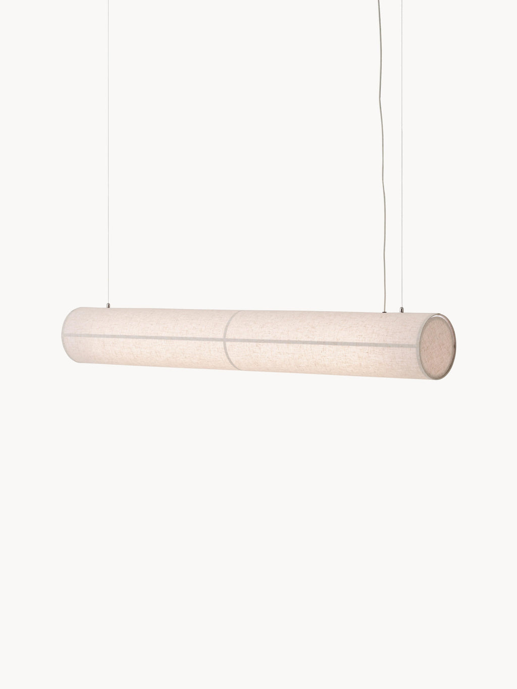 Hashira Large Dimmable Linen LED Pendant Light