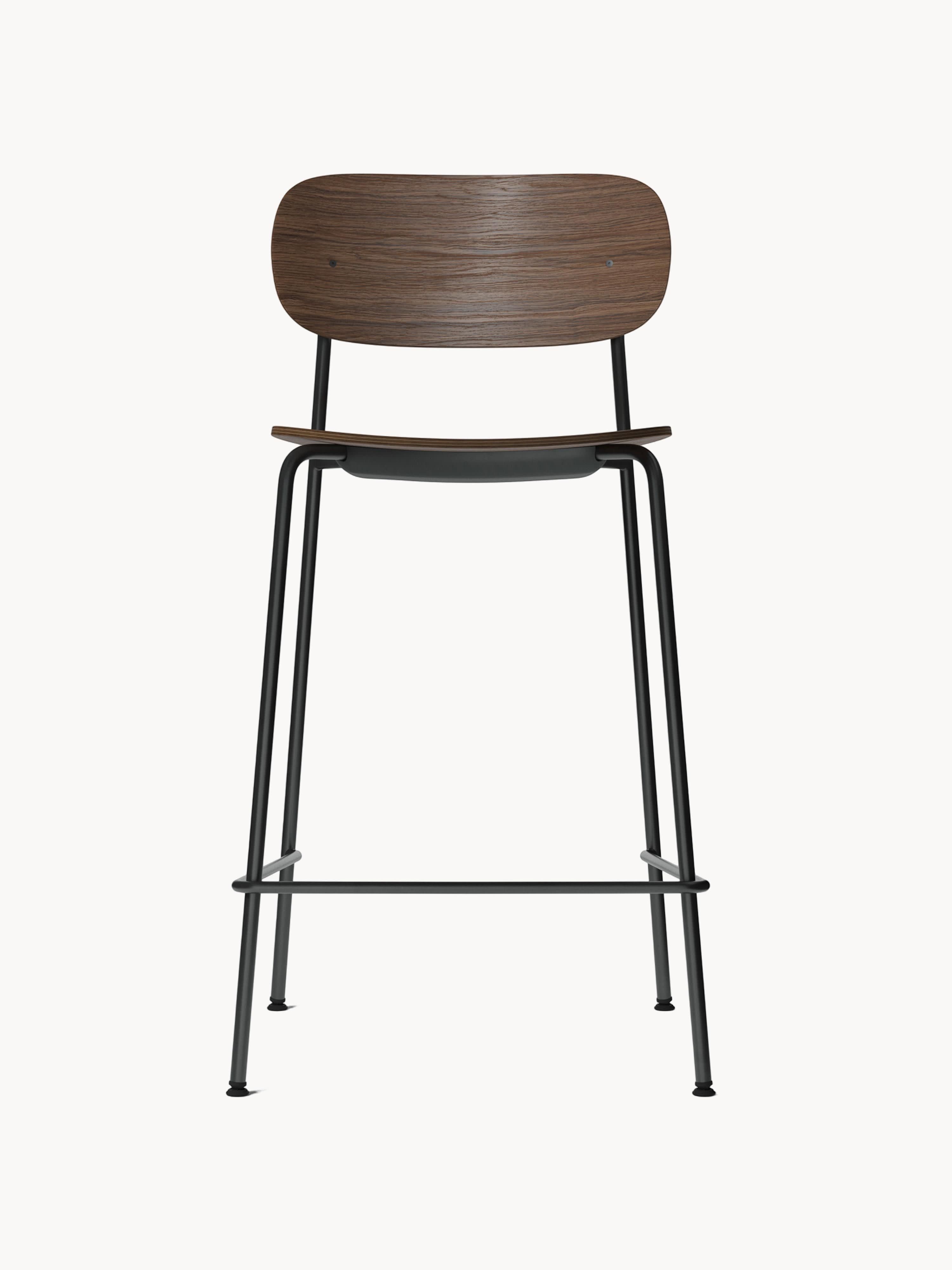 Co Metal and Wood Counter Chair