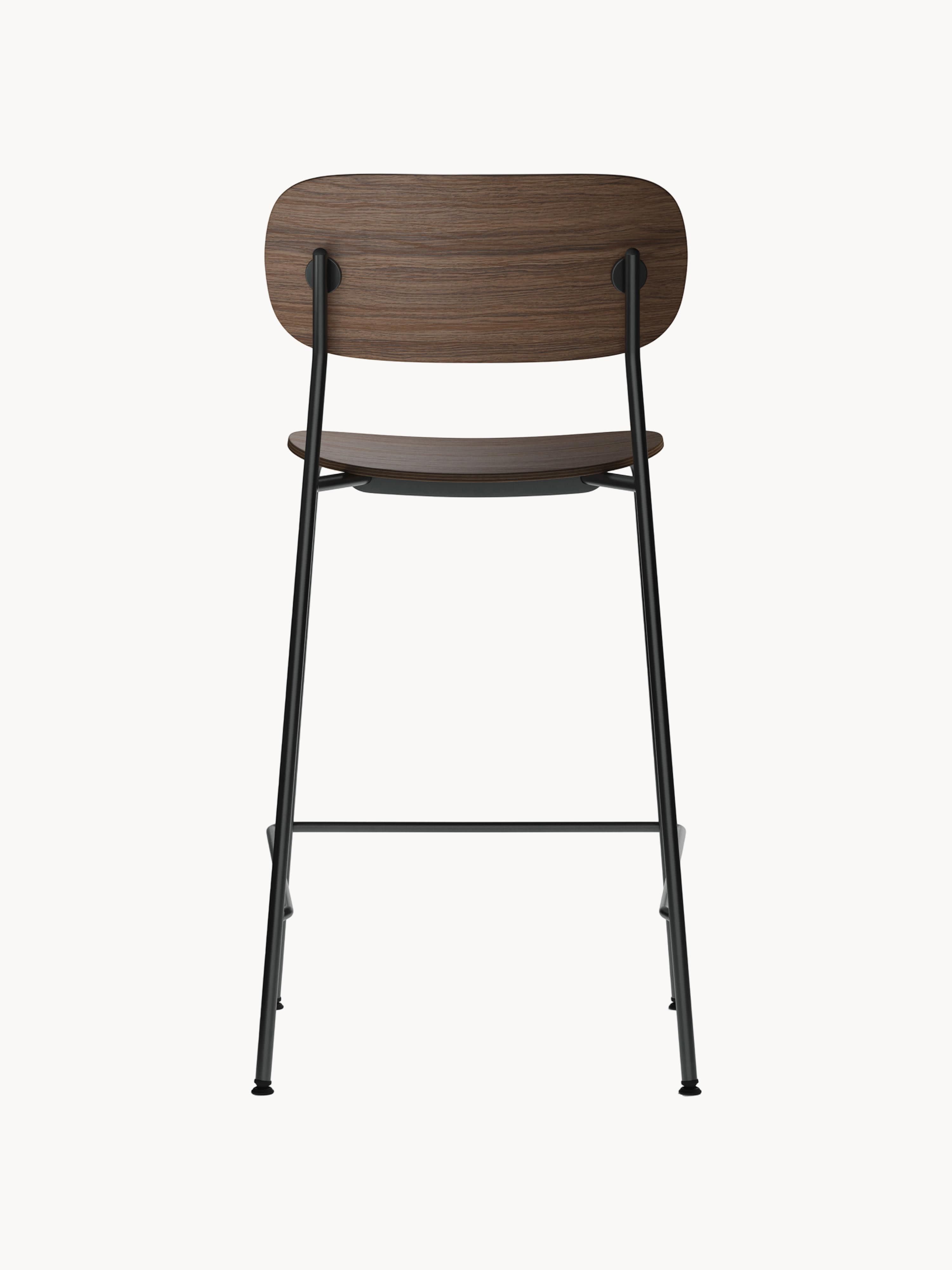 Co Metal and Wood Counter Chair