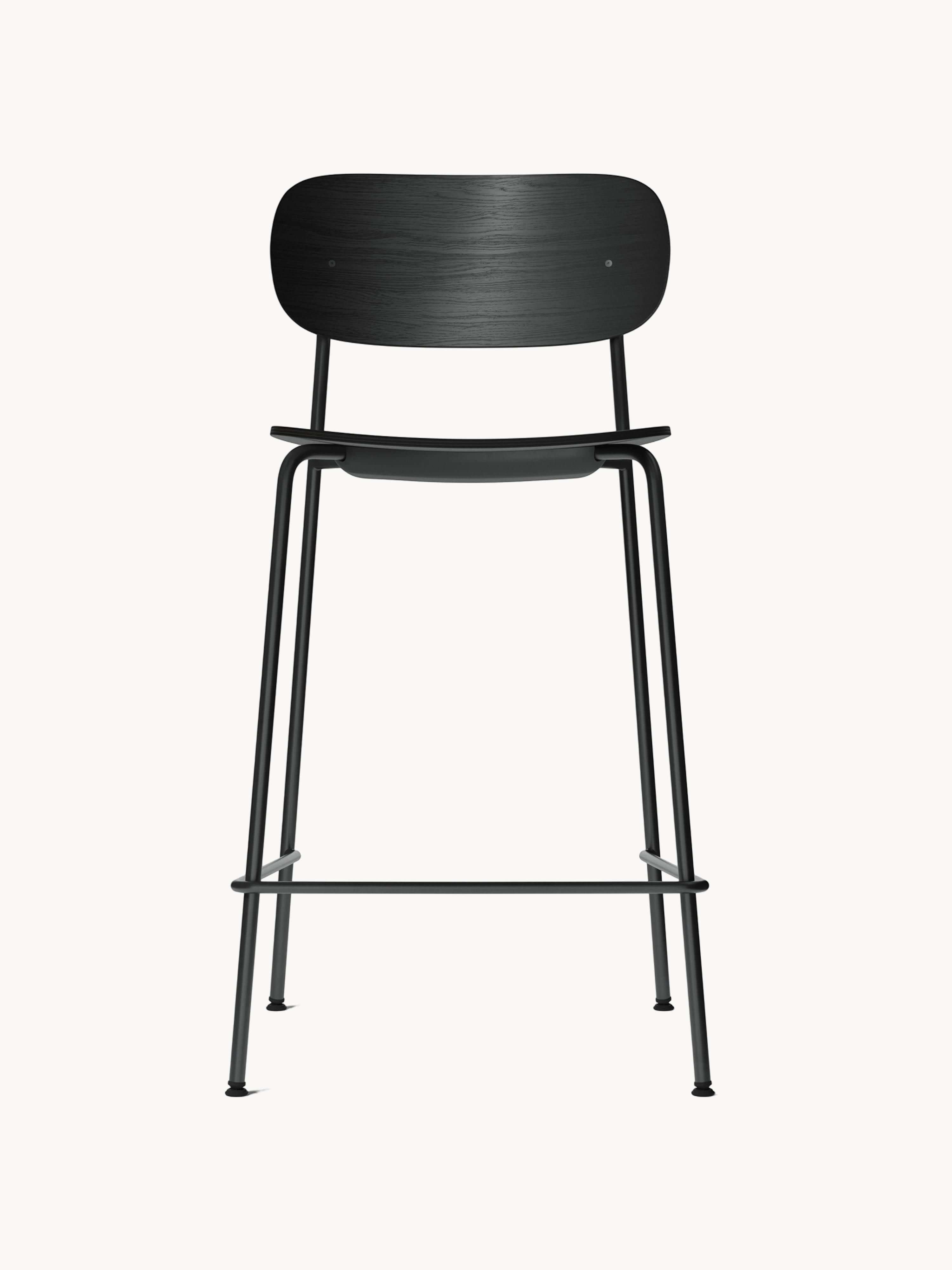 Co Metal and Wood Counter Chair