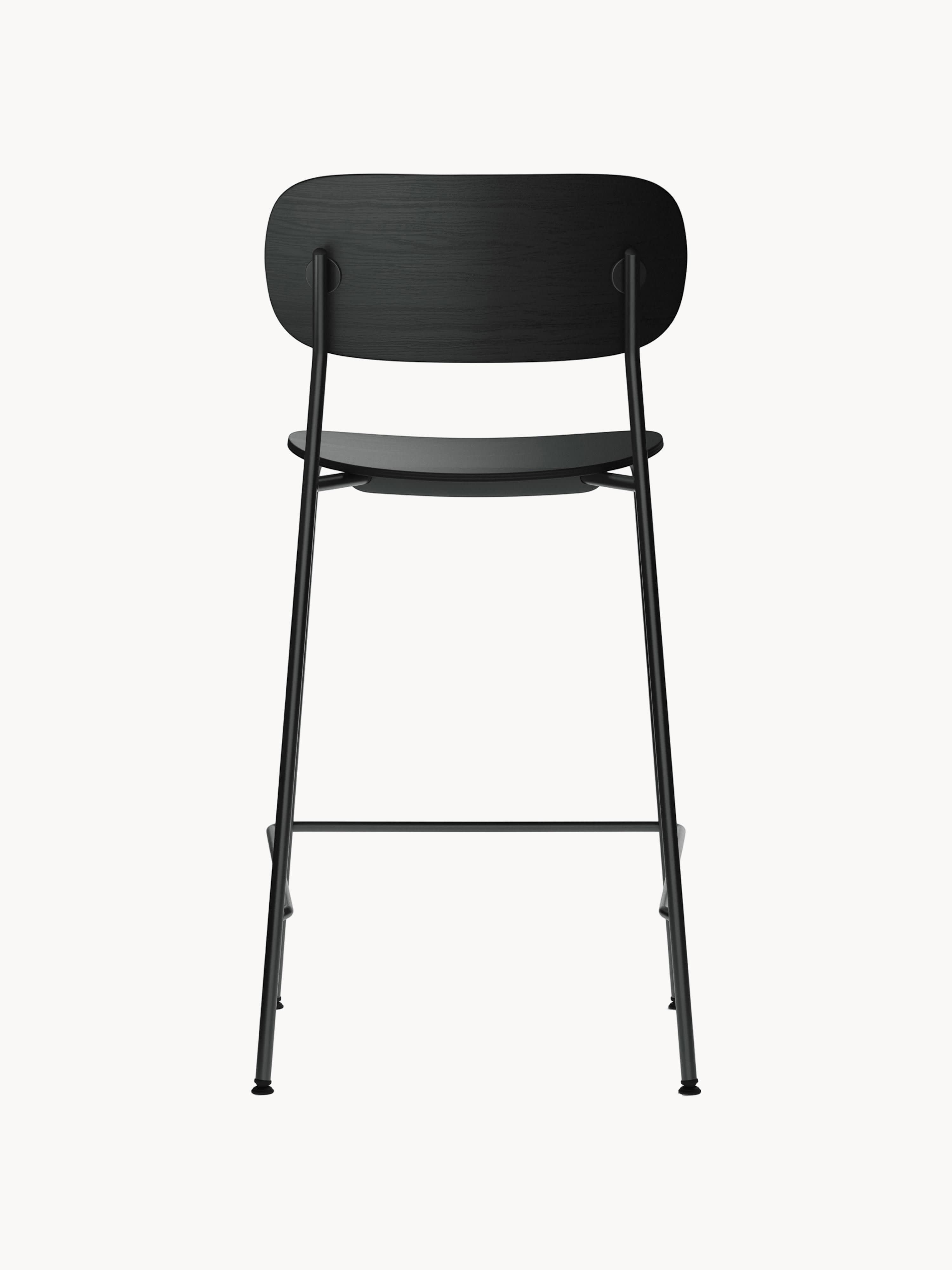 Co Metal and Wood Counter Chair