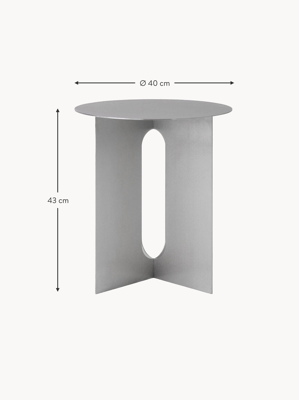 Androgyne Round Side Table