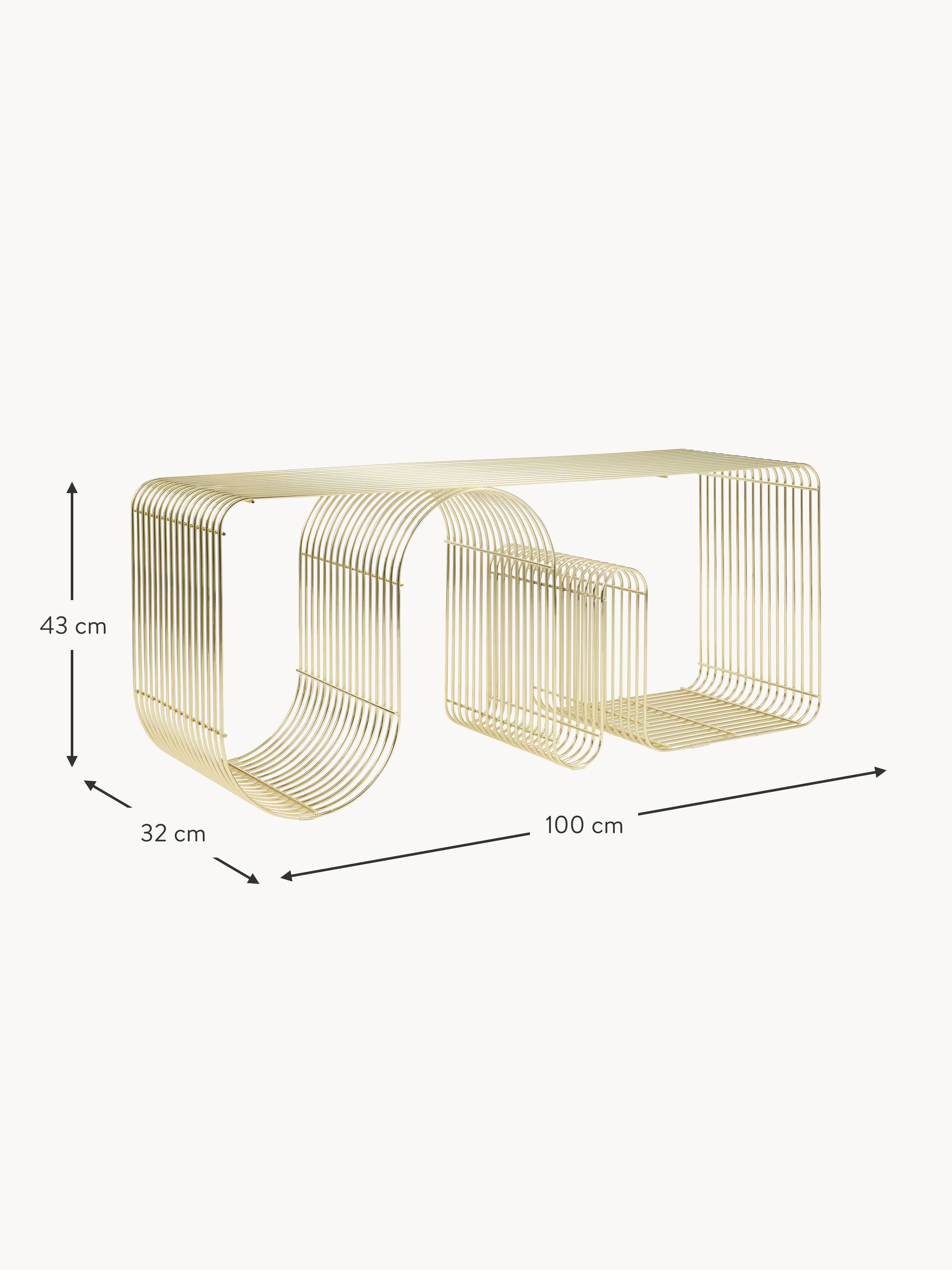 Curva Metal Bench