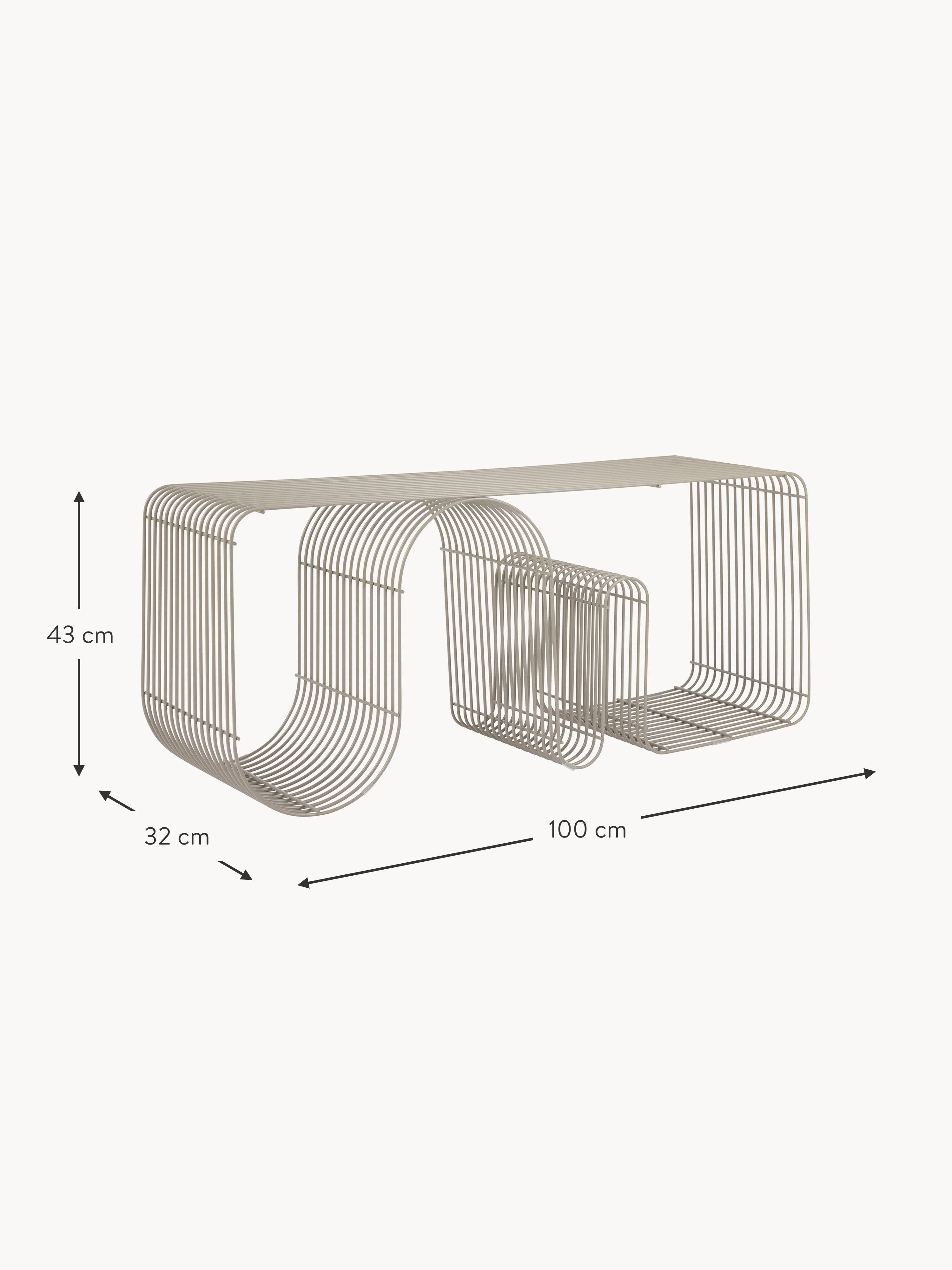 Curva Metal Bench