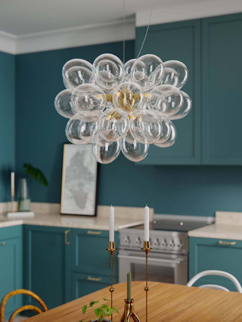 Gross Mouth-Blown Pendant Light