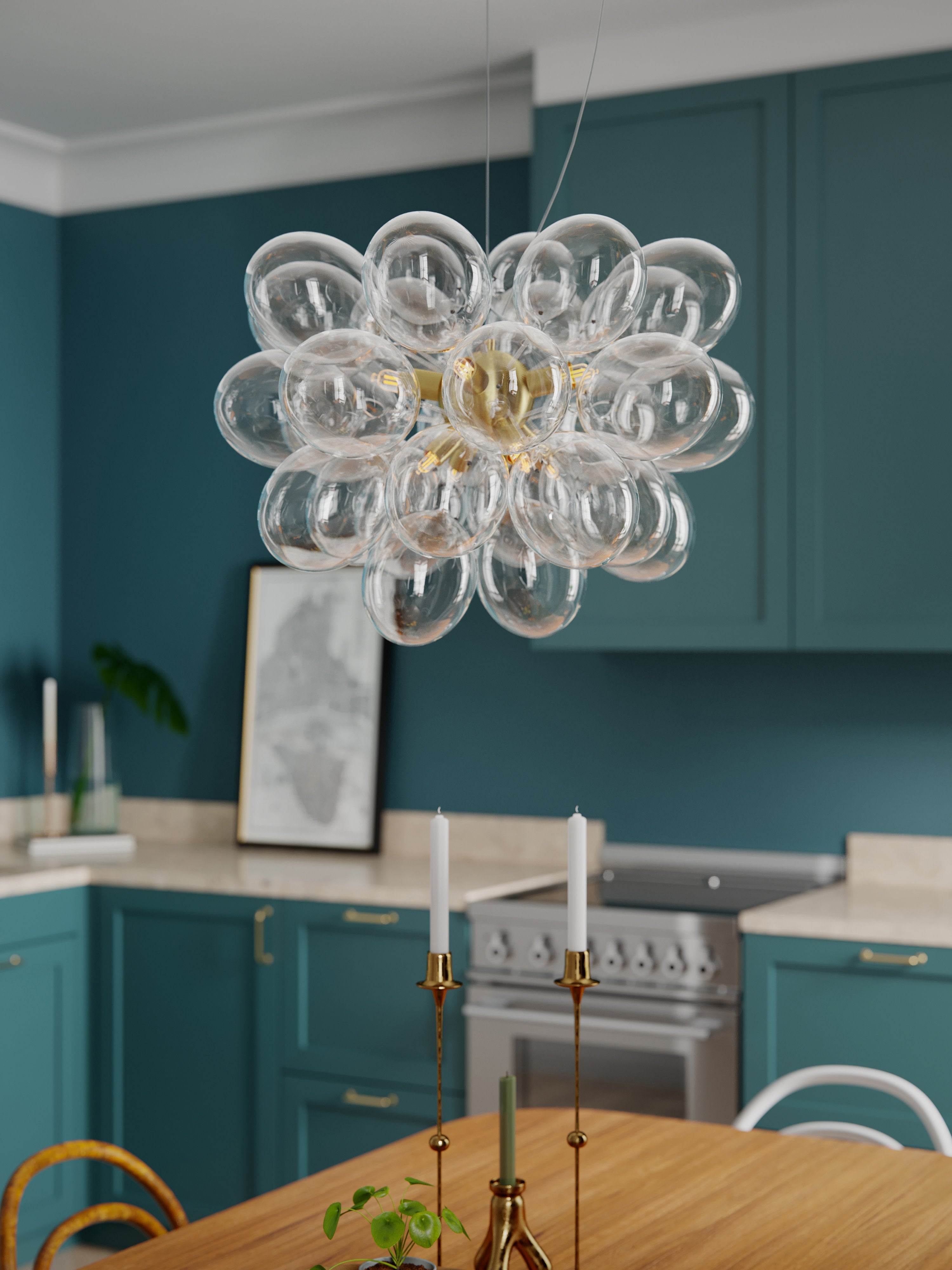 Gross Mouth-Blown Pendant Light