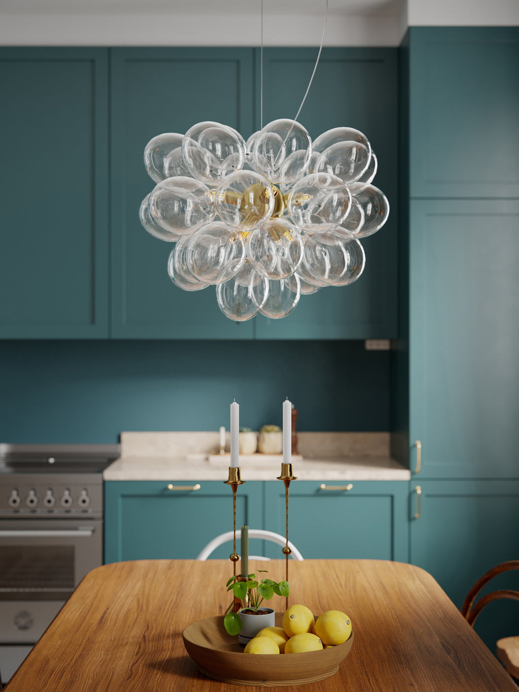 Gross Mouth-Blown Pendant Light