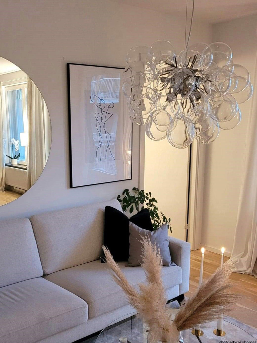 Gross Mouth-Blown Pendant Light
