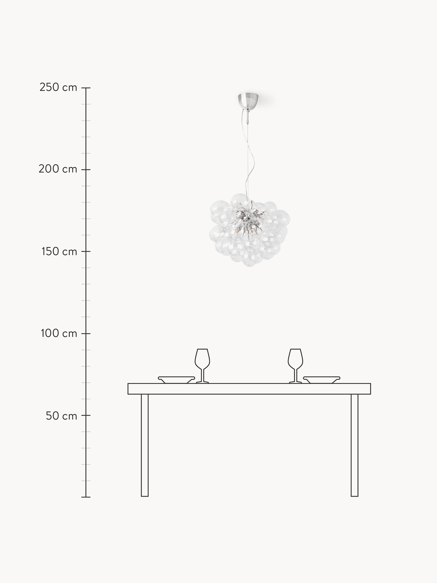 Gross Mouth-Blown Pendant Light