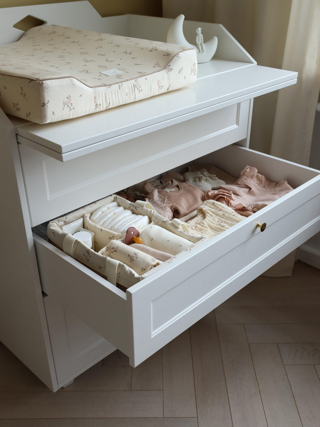 Luca Handmade Wooden Changing Table