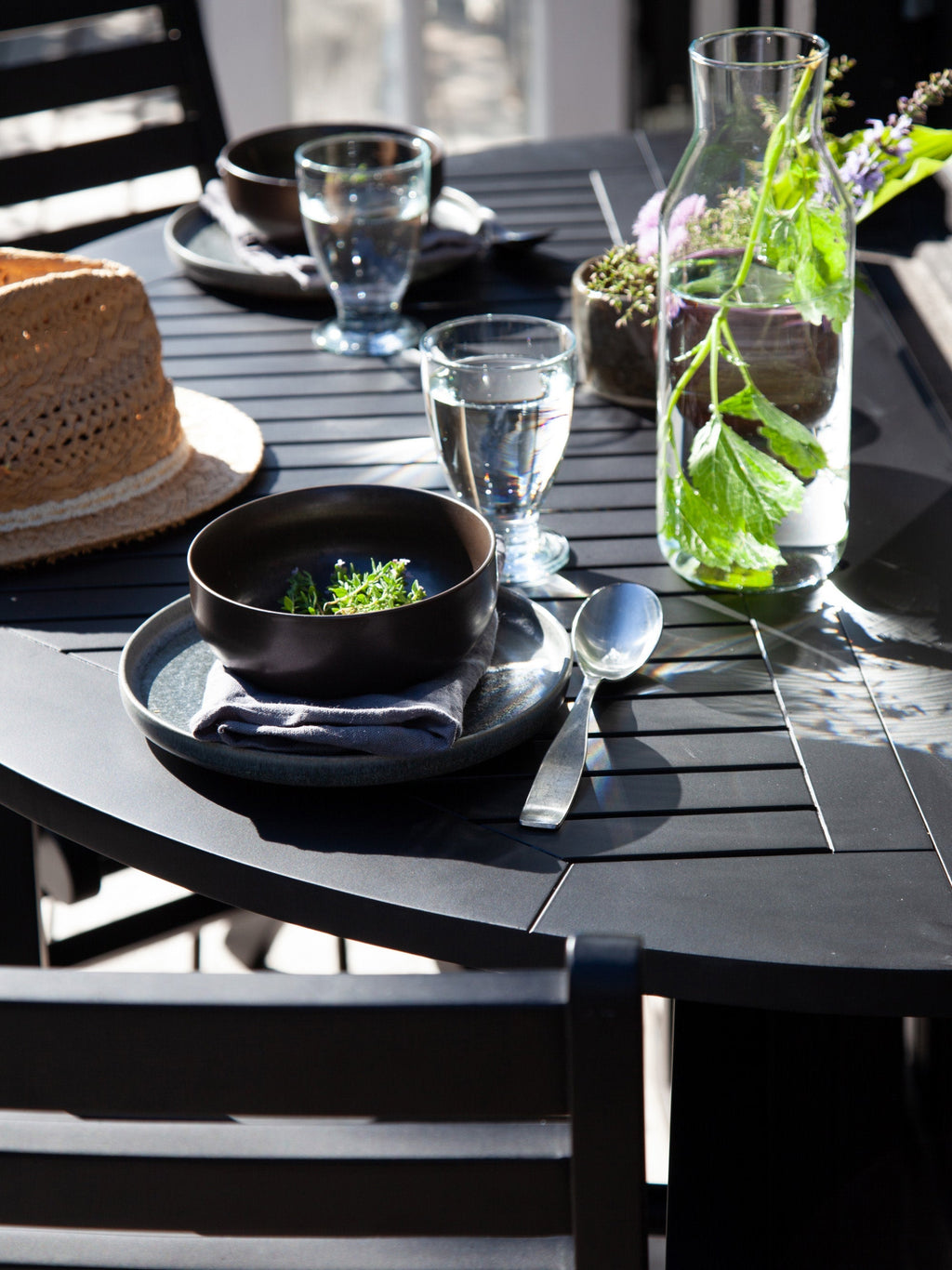 Butterfly Round Folding Garden Table, Ø 110 cm