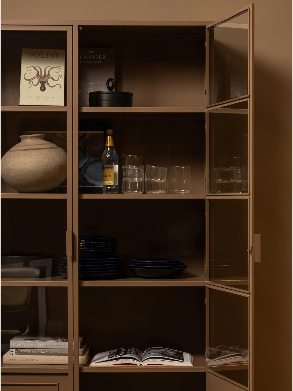 Ronja Metal Display Cabinet