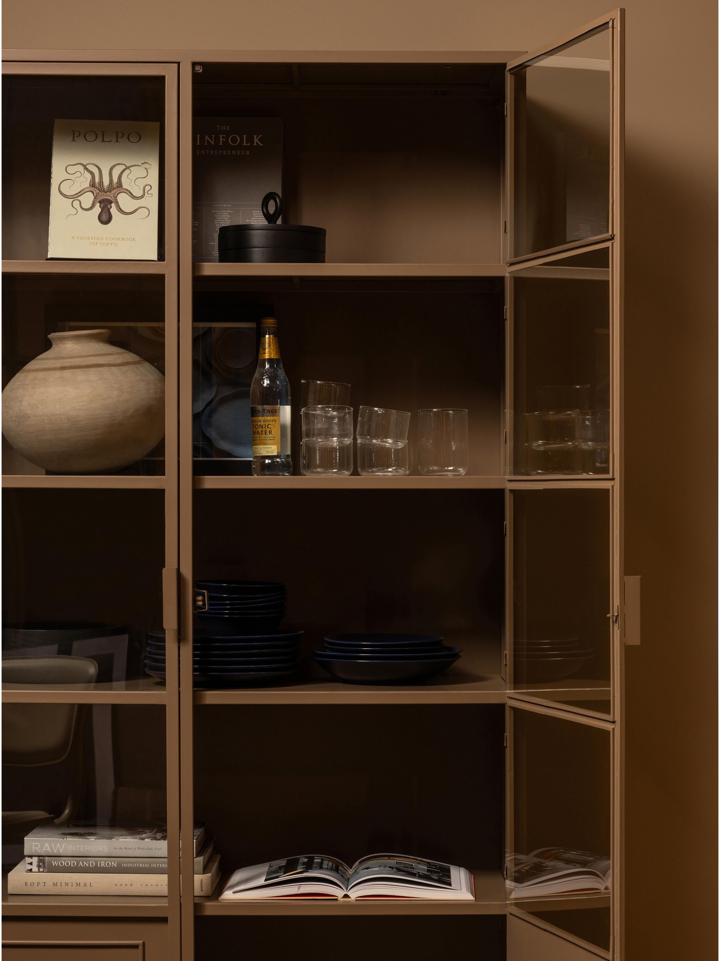 Ronja Metal Display Cabinet