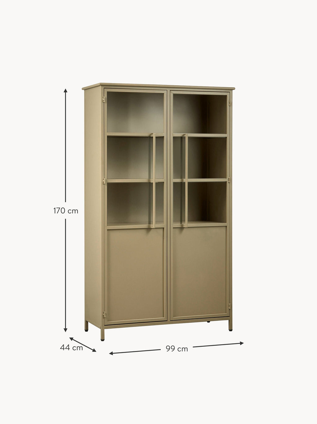 Exhibit Metal Display Cabinet