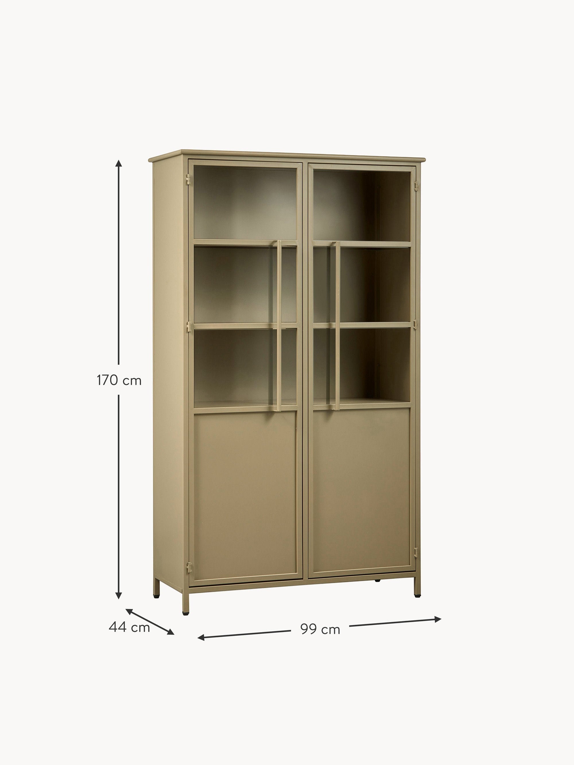 Exhibit Metal Display Cabinet
