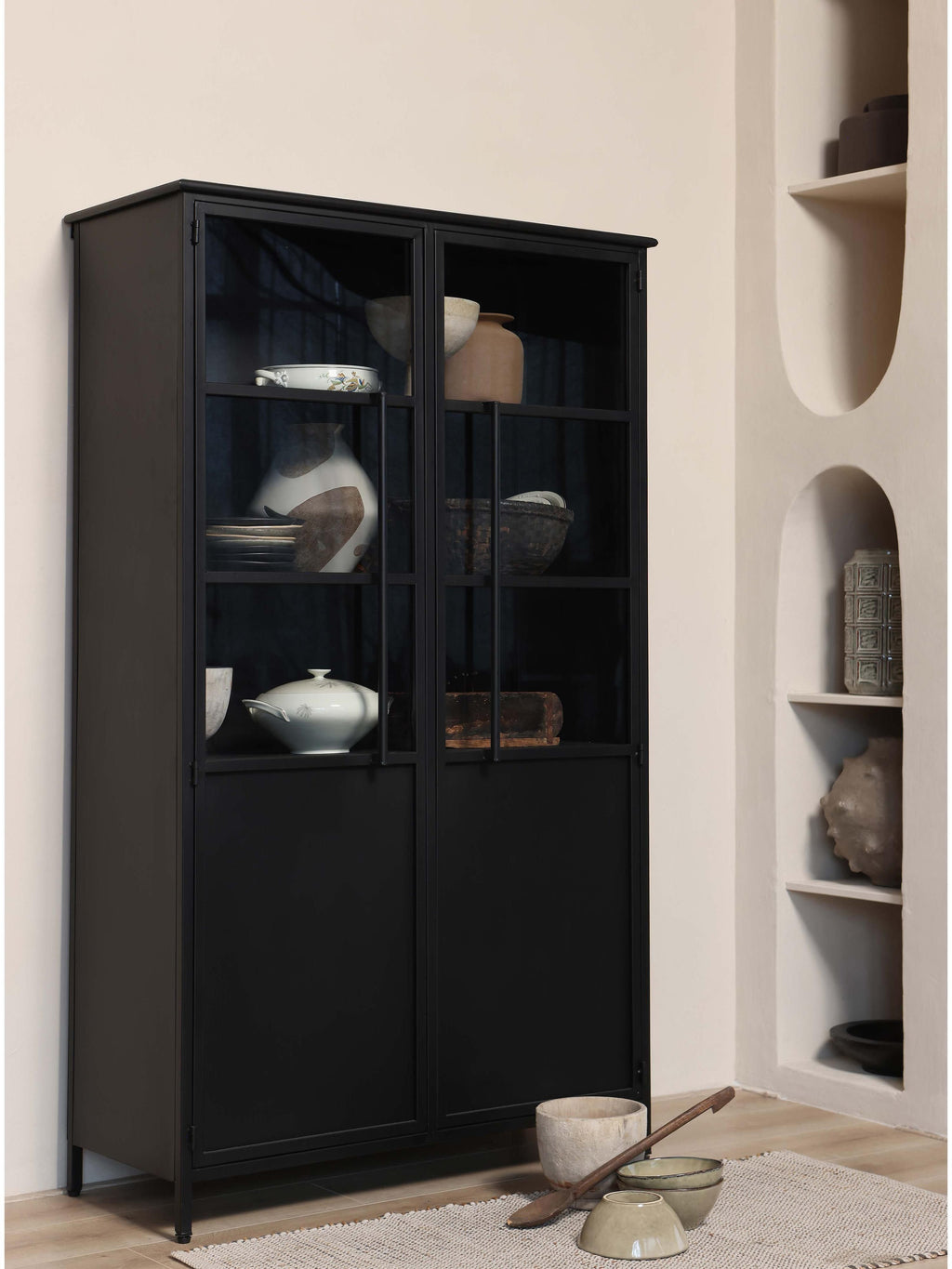 Exhibit Metal Display Cabinet