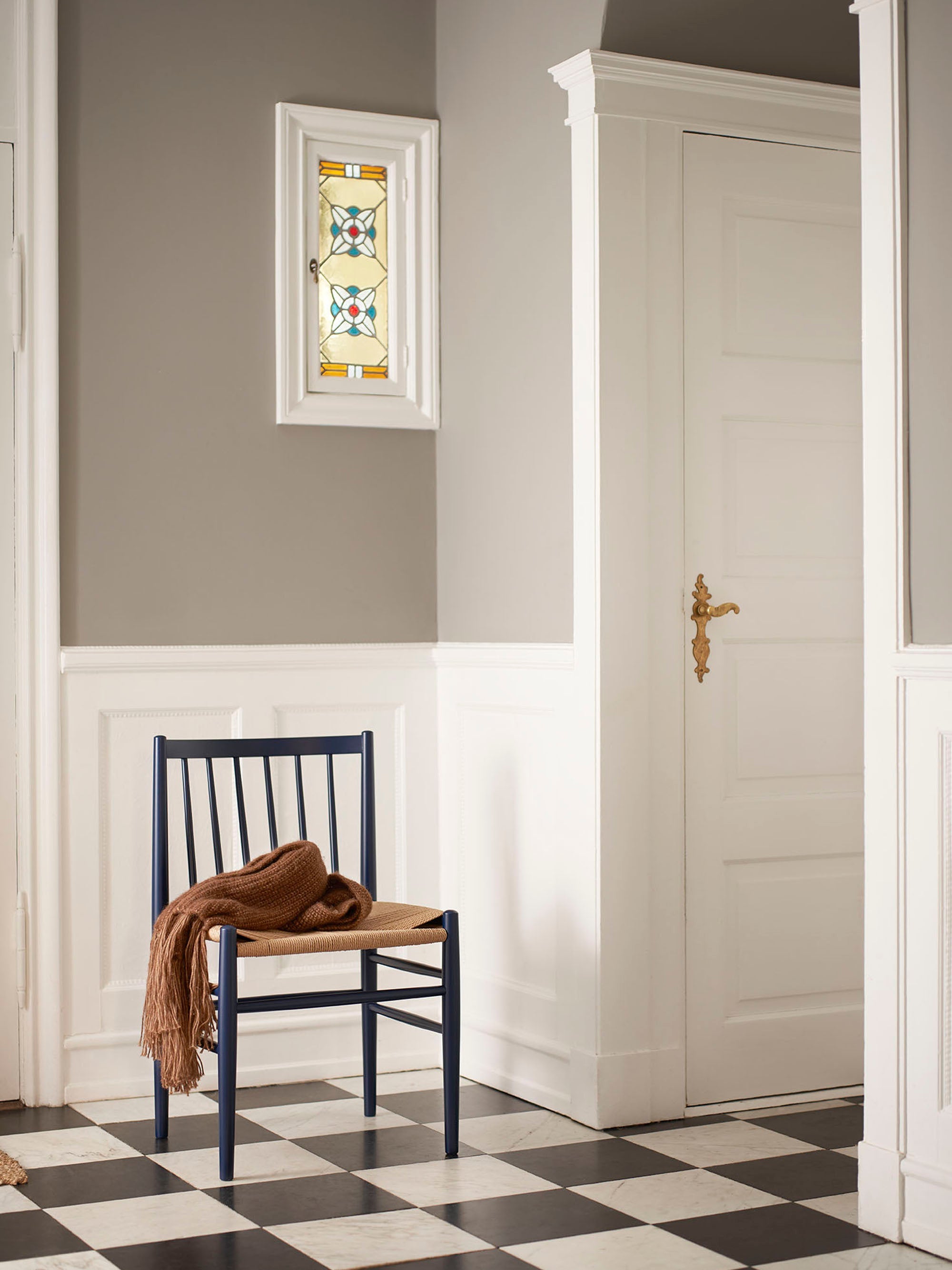 J80 Handwoven Beech Wood Dining Chair