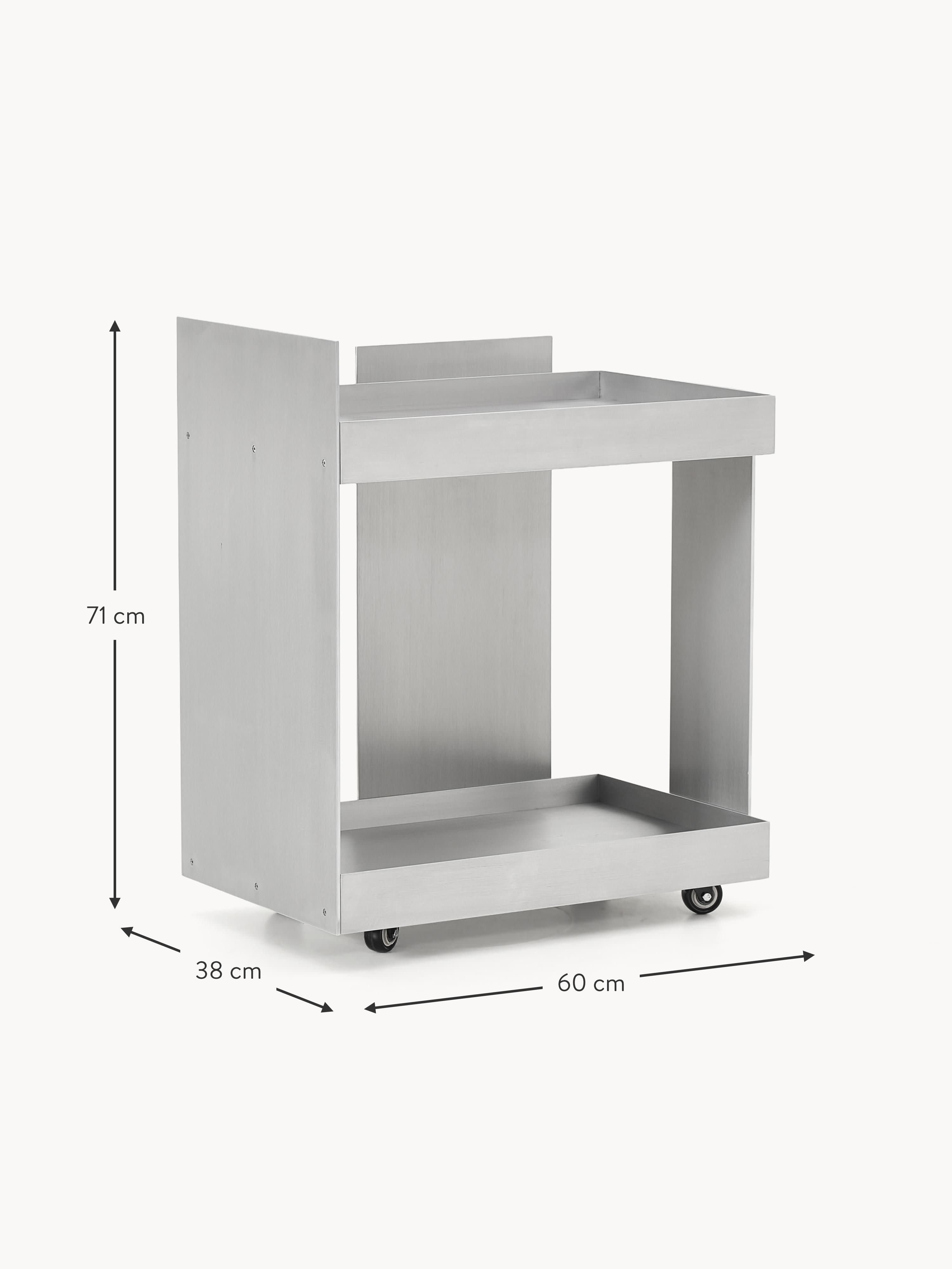Lager Metal Serving Trolley