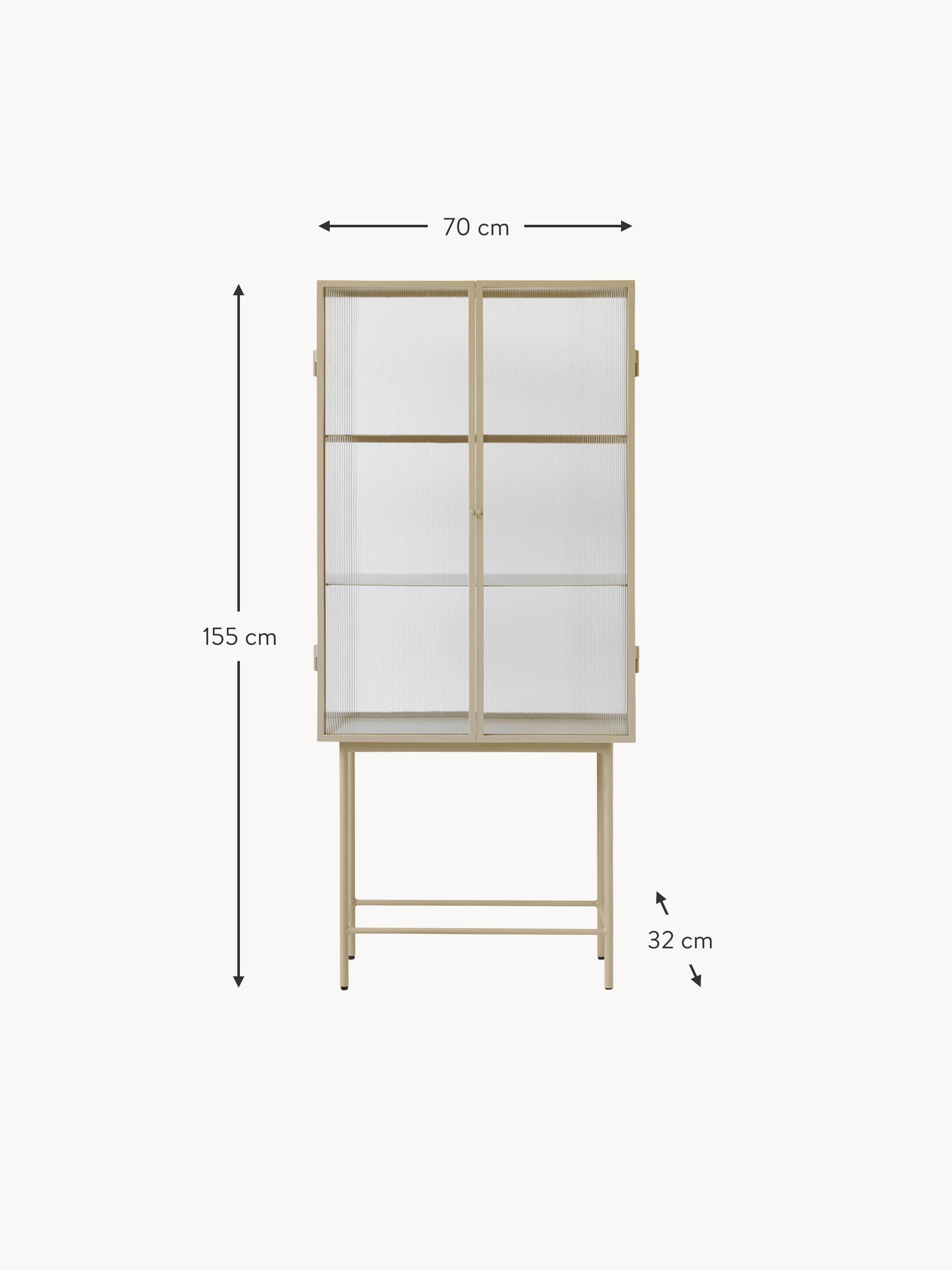 Haze Display Cabinet with Glass Doors