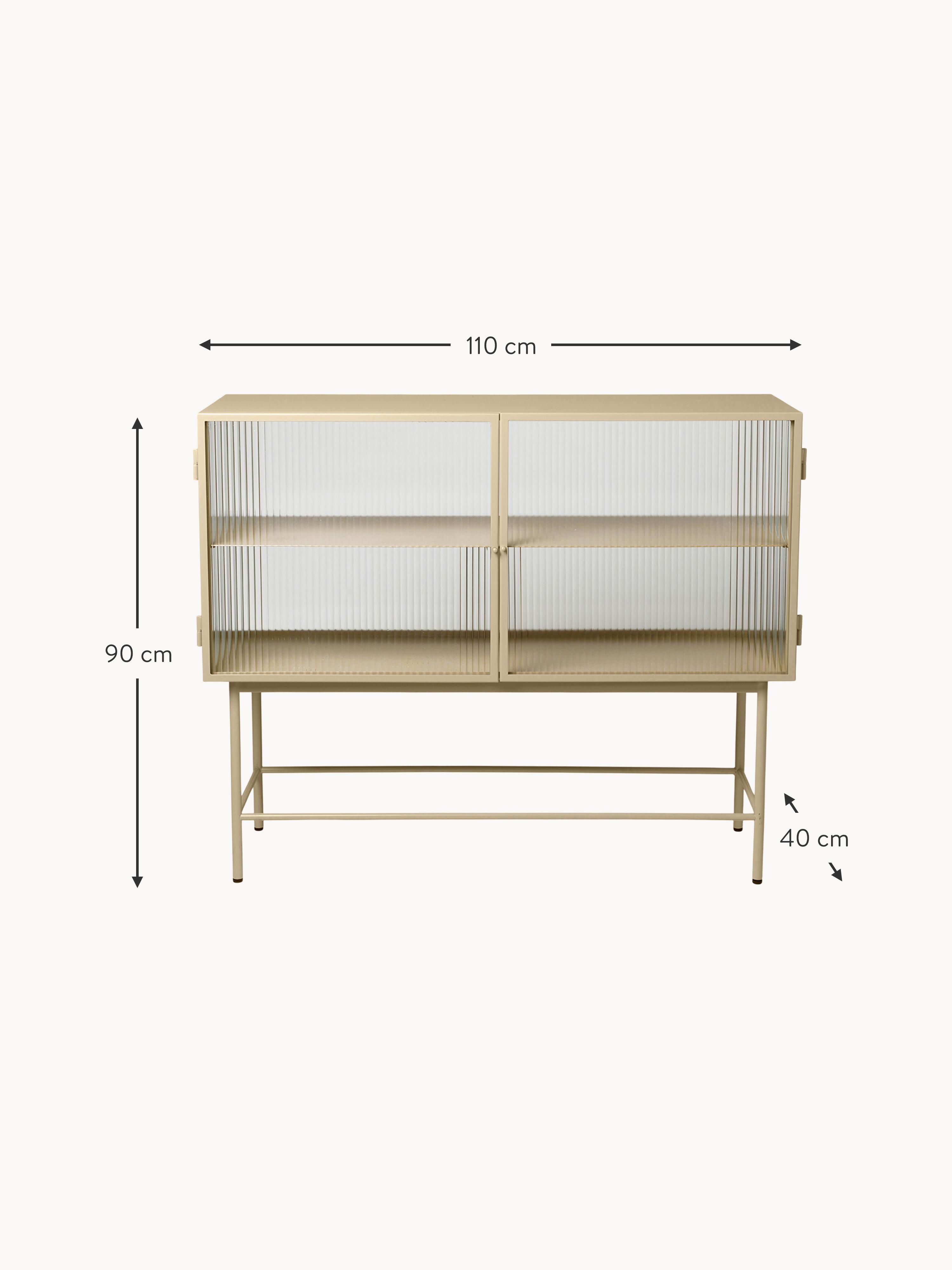 Haze Display Cabinet with Glass Doors