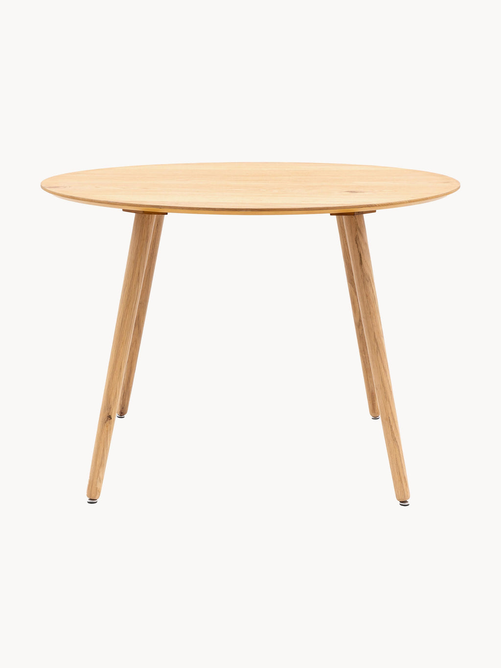 Hatfield Round Oak Wood Dining Table, Ø 110 cm