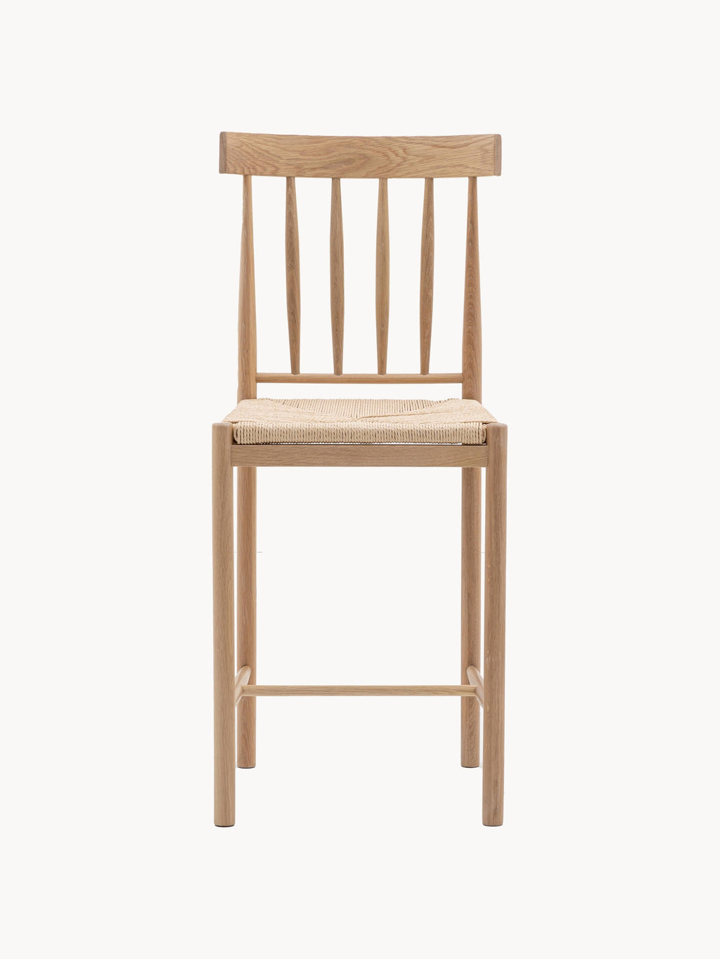 Gallery image 1 - Handmade Oak Wood Counter Chairs Eton, Set of 2