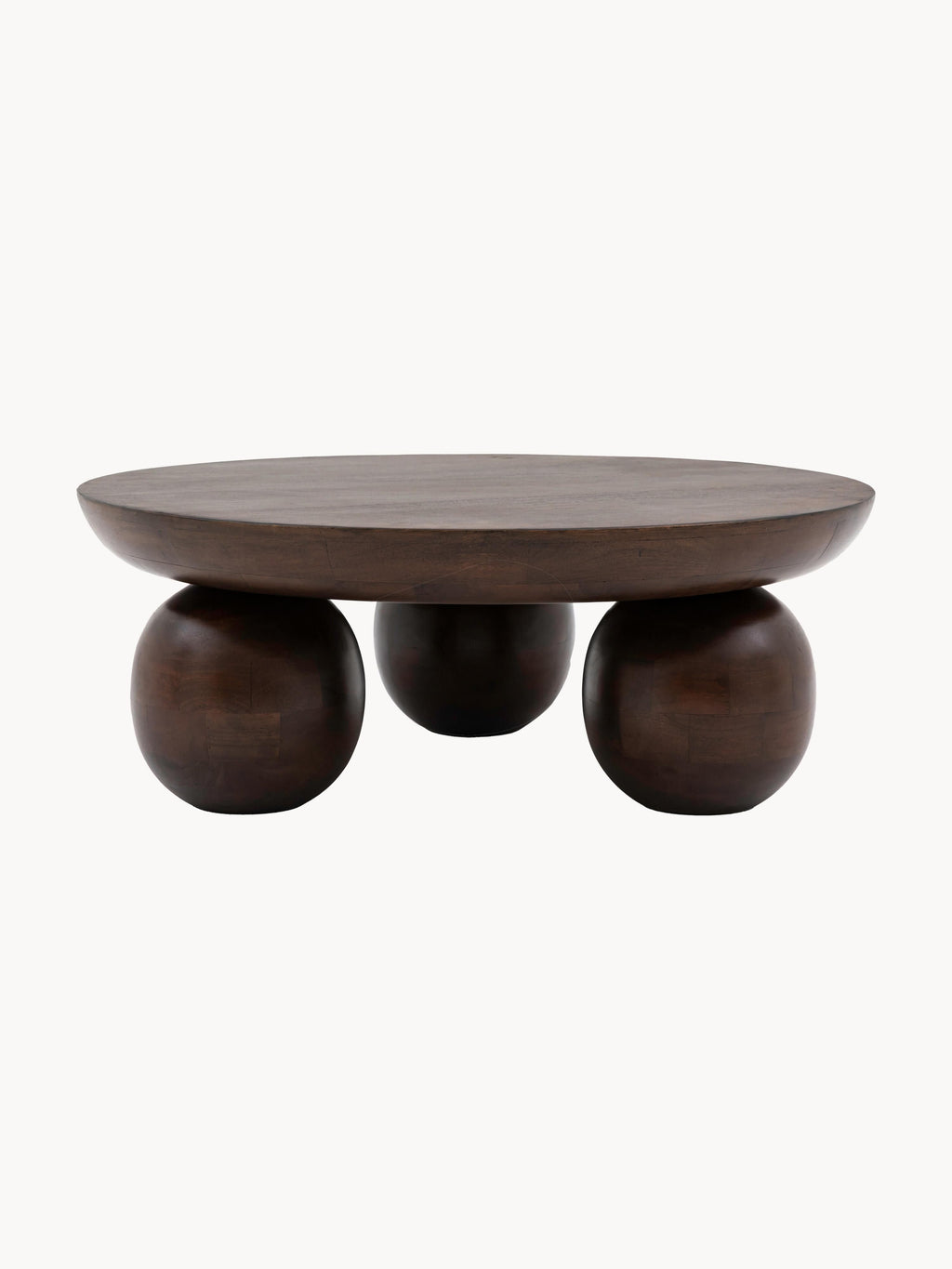 Sculpt Round Mango Wood Coffee Table