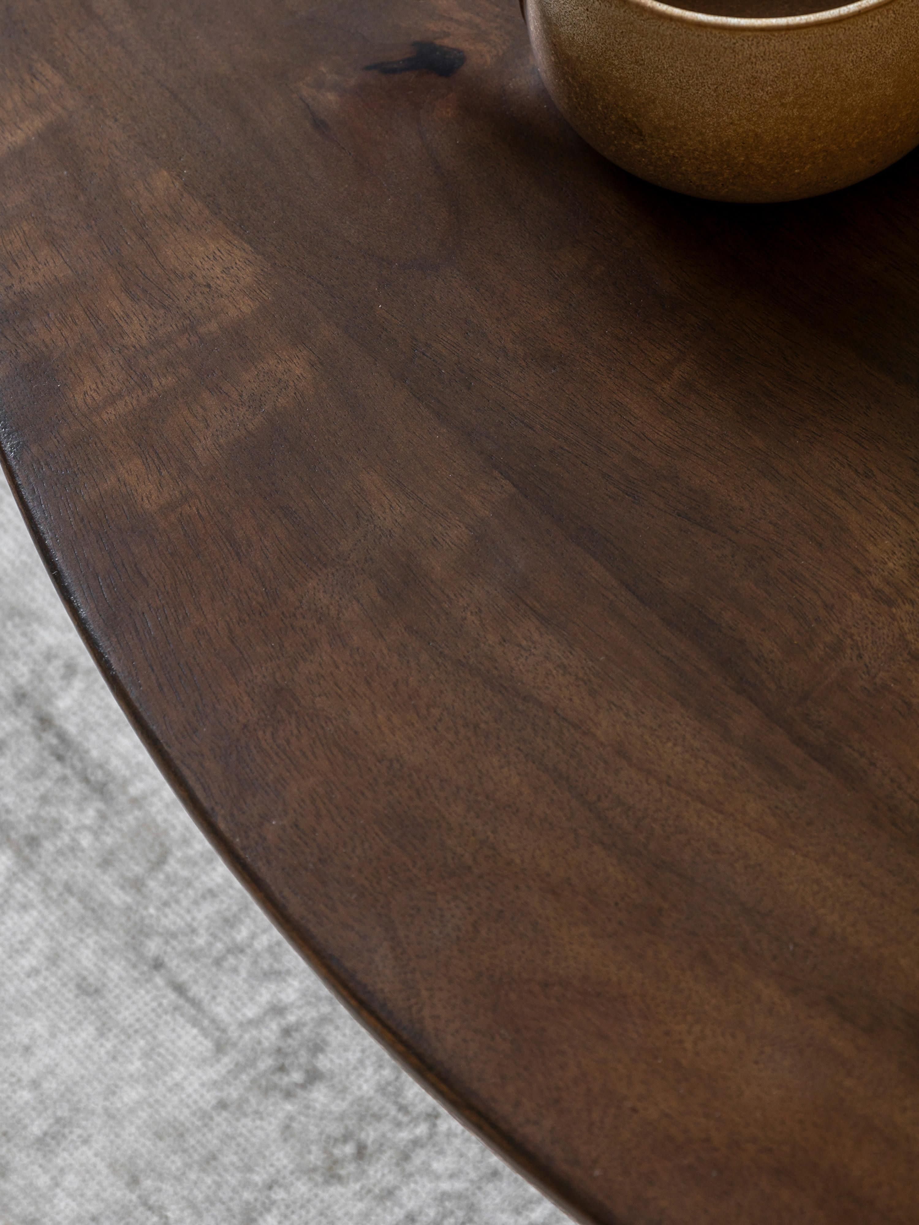 Sculpt Round Mango Wood Coffee Table