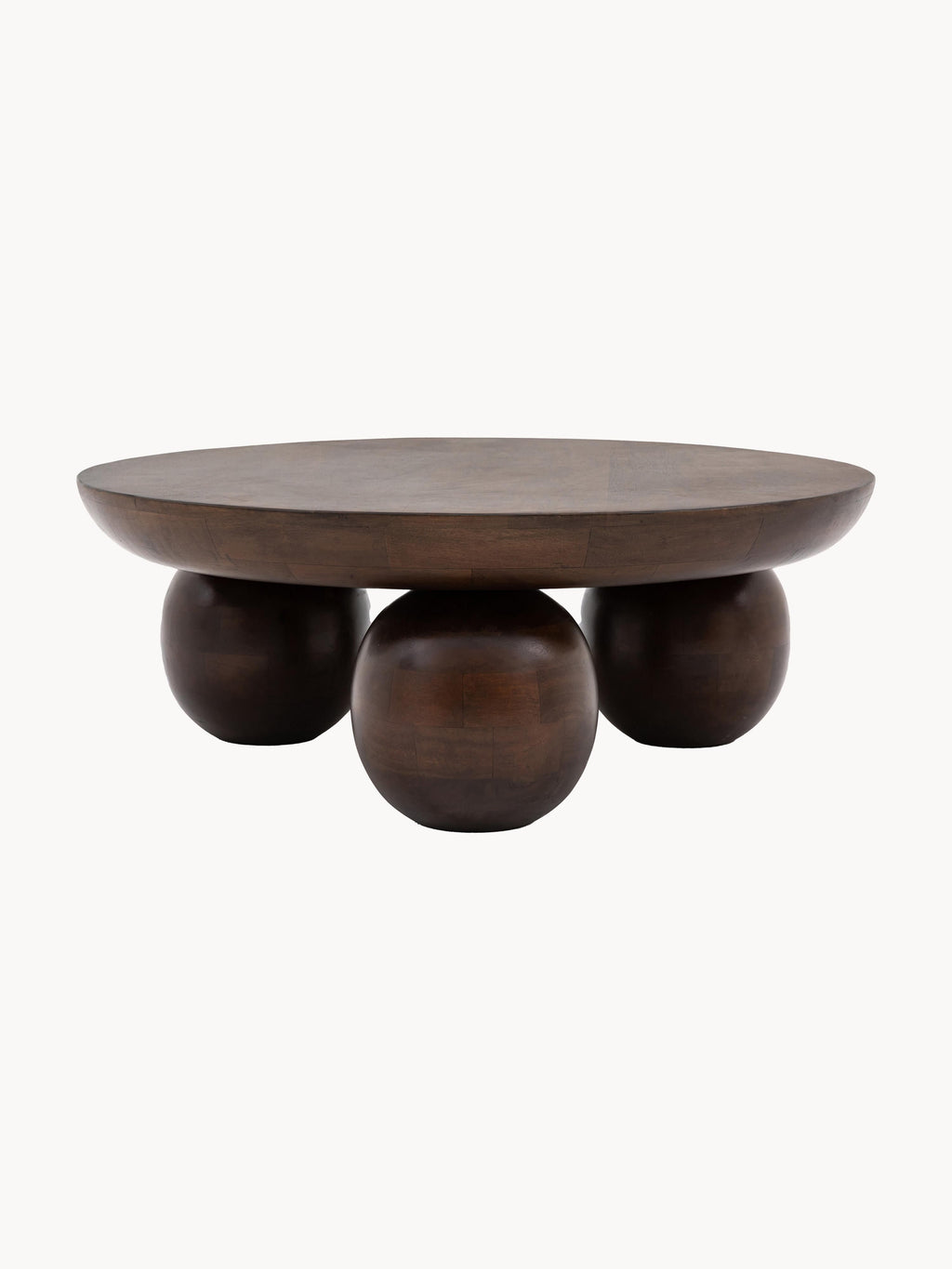 Gallery image 1 - Round Mango Wood Coffee Table Sculpt