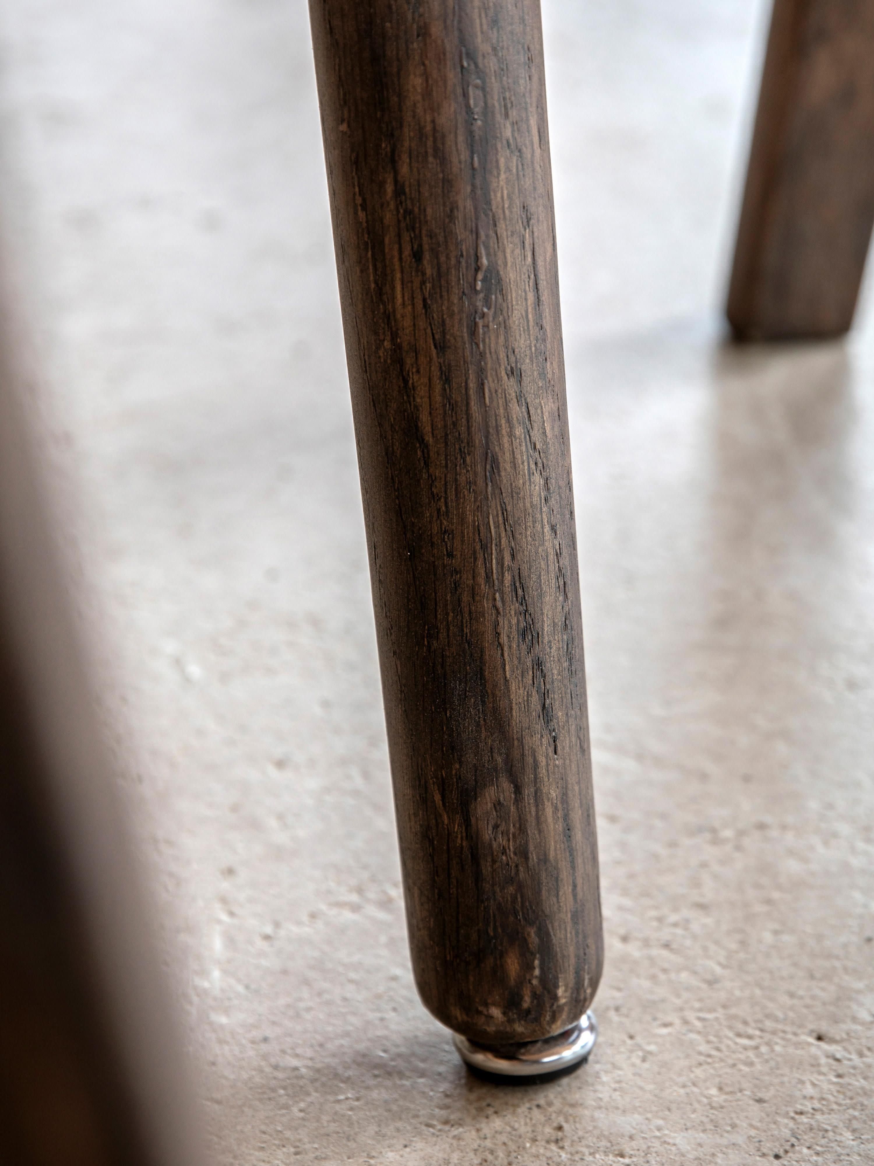 Hatfield Round Oak Wood Dining Table, Ø 110 cm