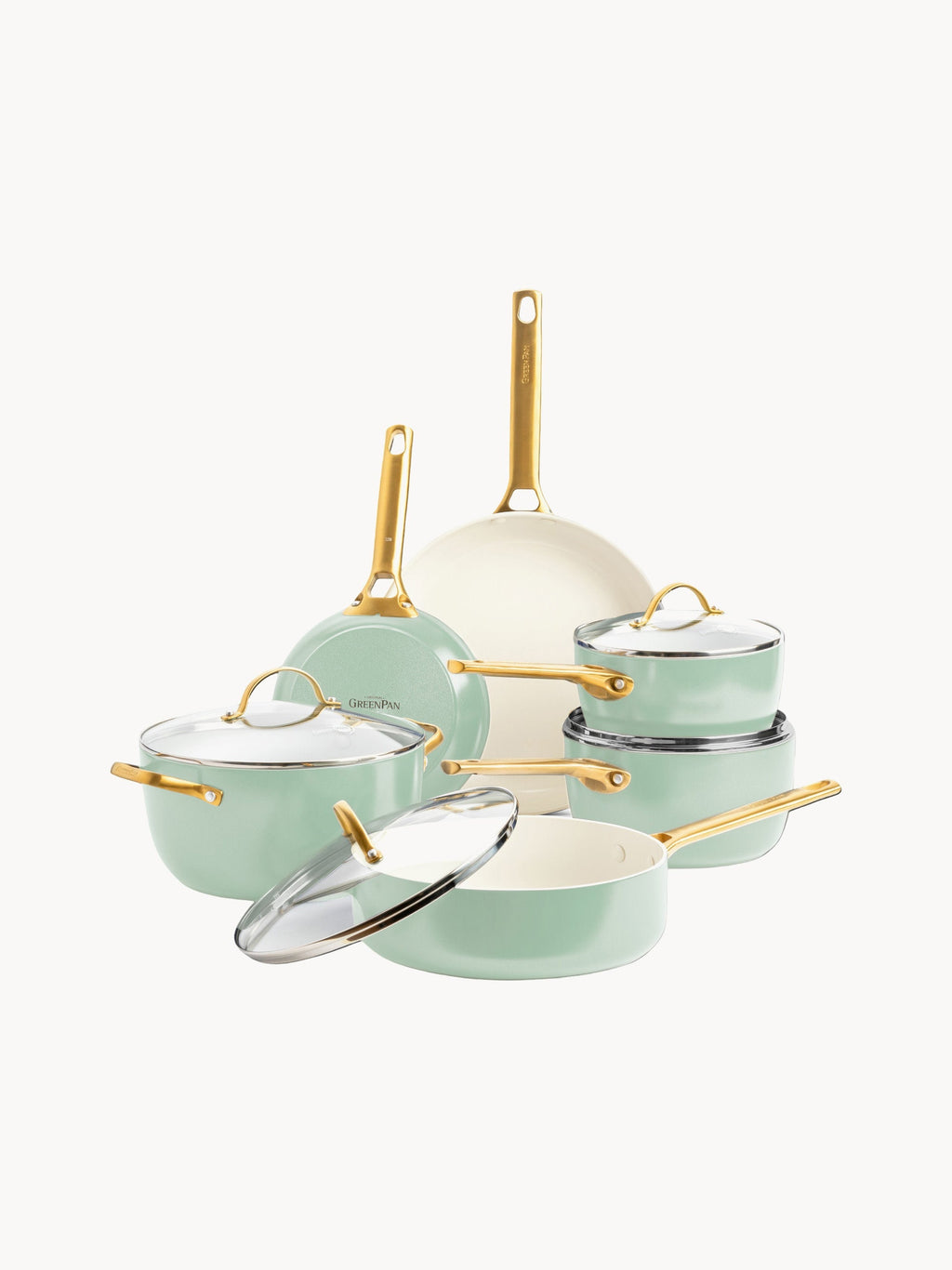Gallery image 1 - Non-Stick Cookware Set Padova, Set of 10
