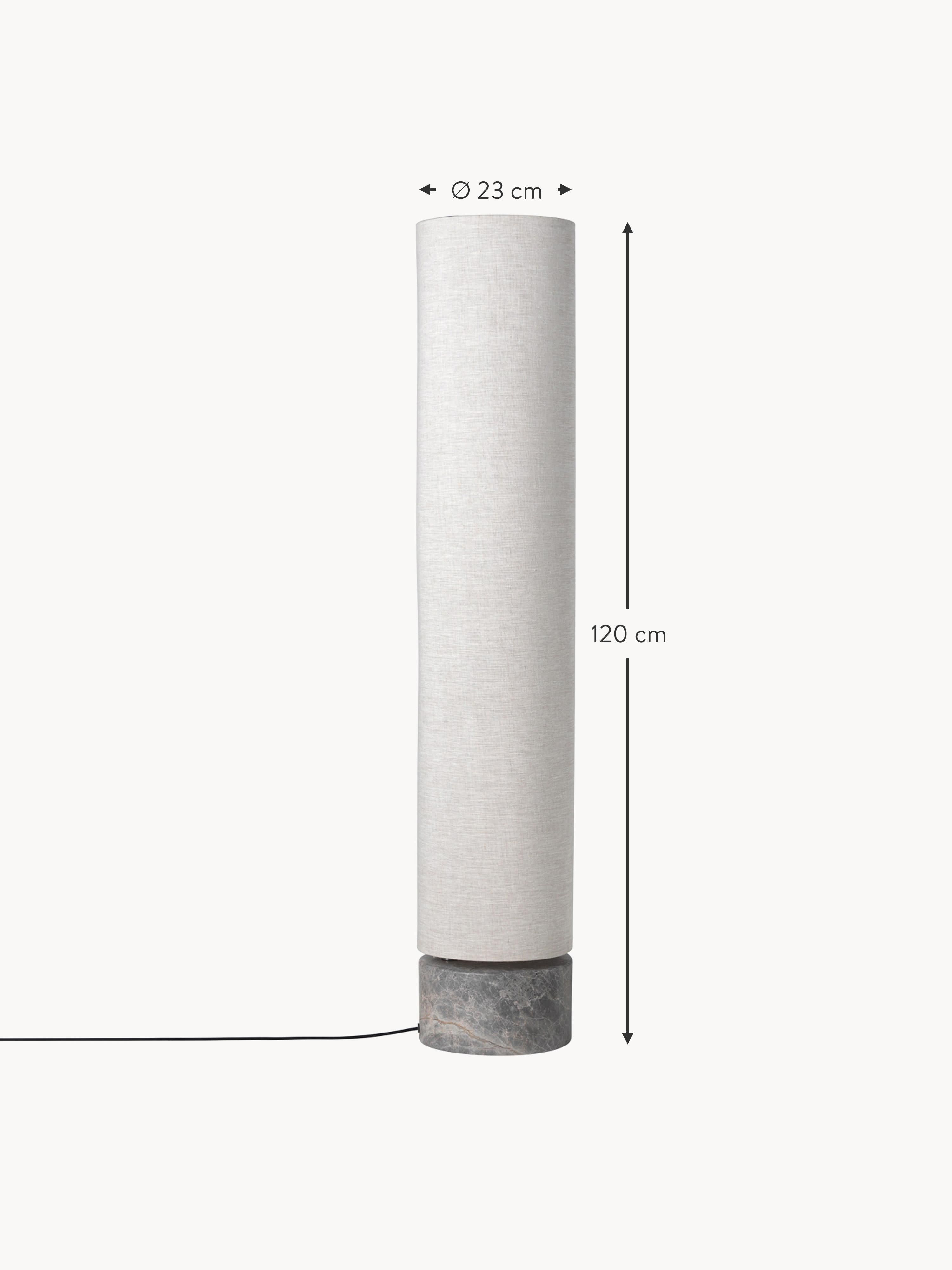 Unbound Dimmable LED Floor Lamp with Marble Base, Various Sizes
