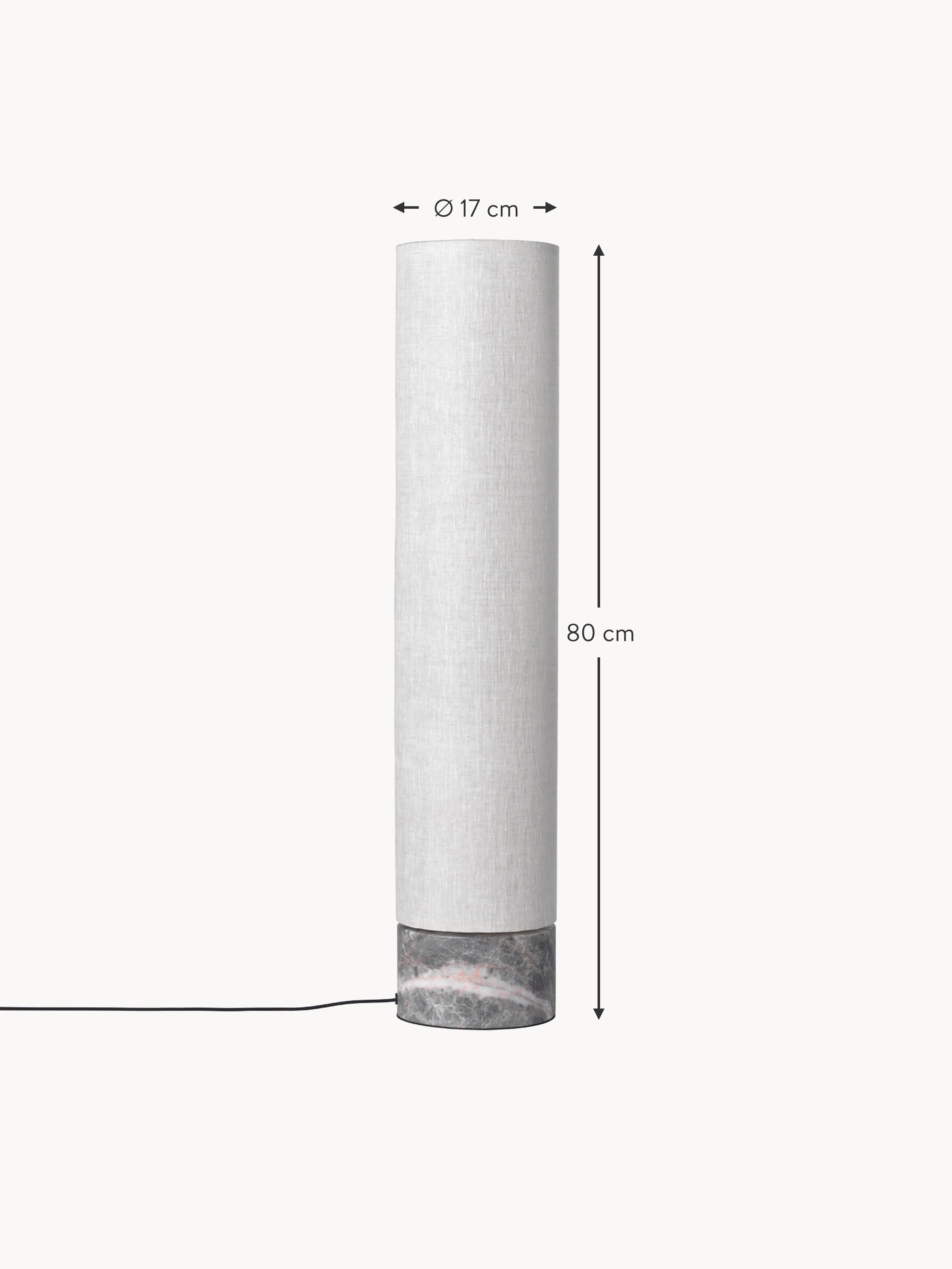 Unbound Dimmable LED Floor Lamp with Marble Base, Various Sizes