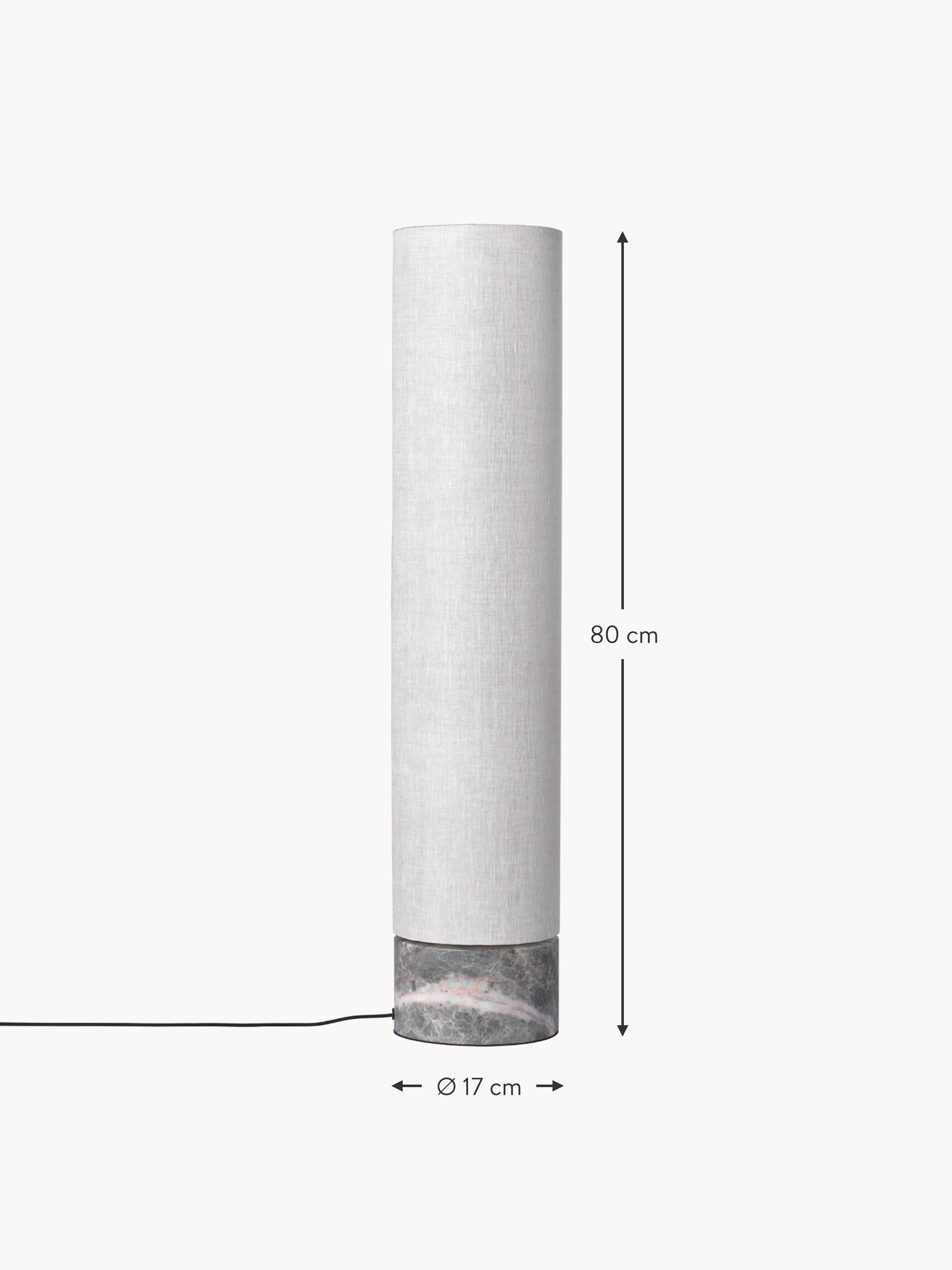 Unbound Dimmable LED Floor Lamp with Marble Base, Various Sizes