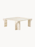 Gallery image 1 - Travertine Coffee Table Doric, W 80 cm