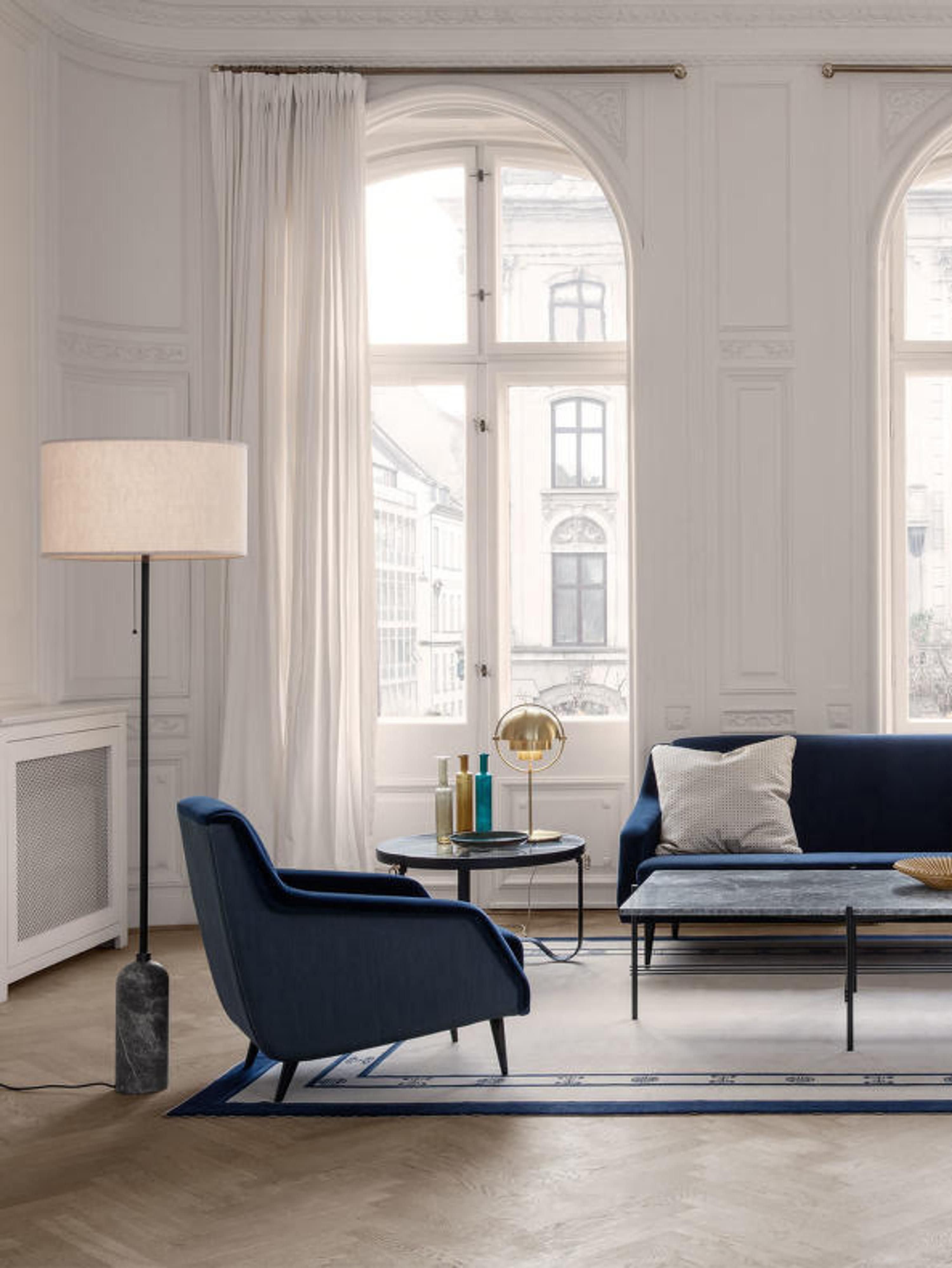 Gravity Dimmable Floor Lamp with Marble Base